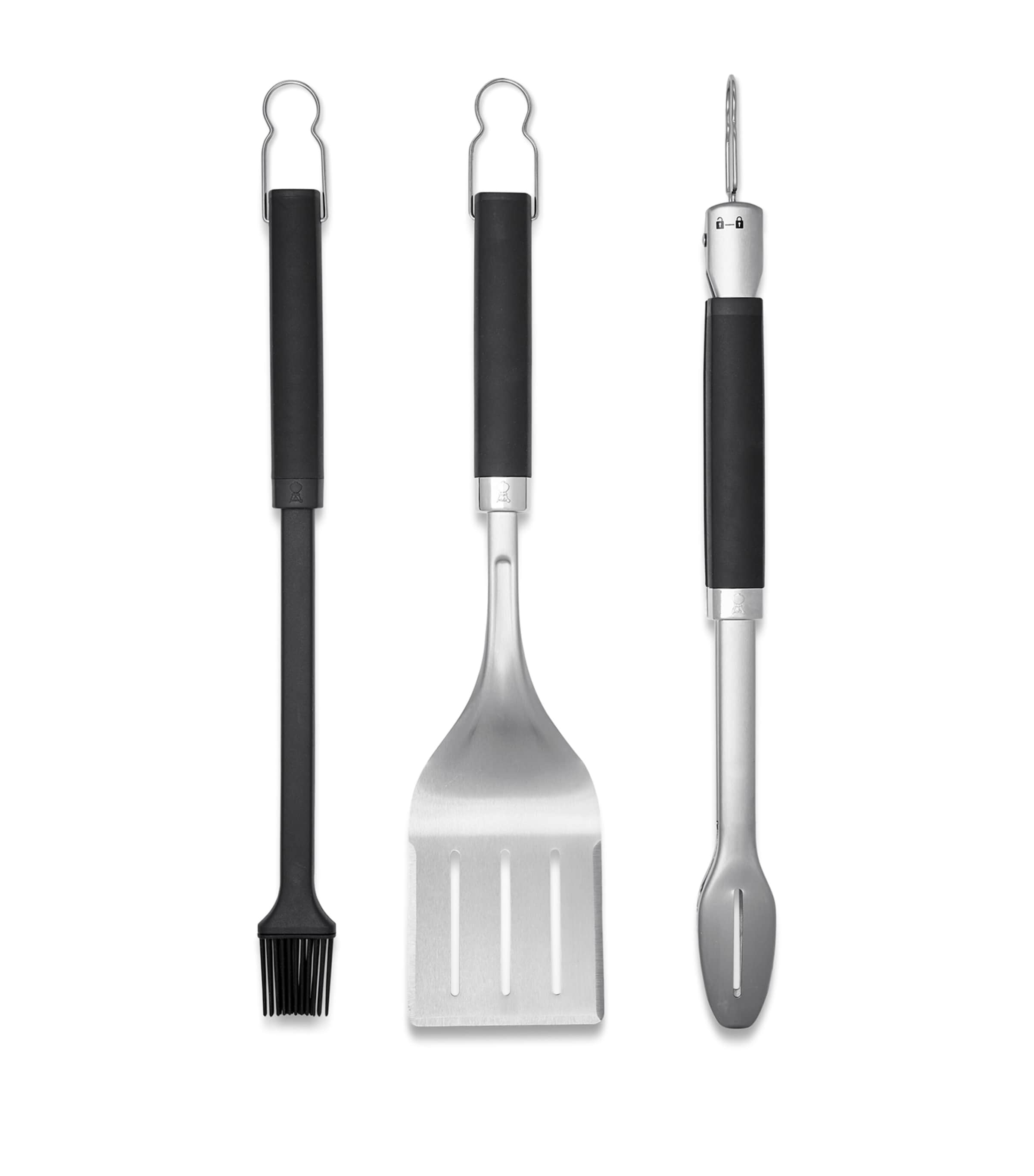 Weber Set of 3 Precision Grill Tools Black/silver