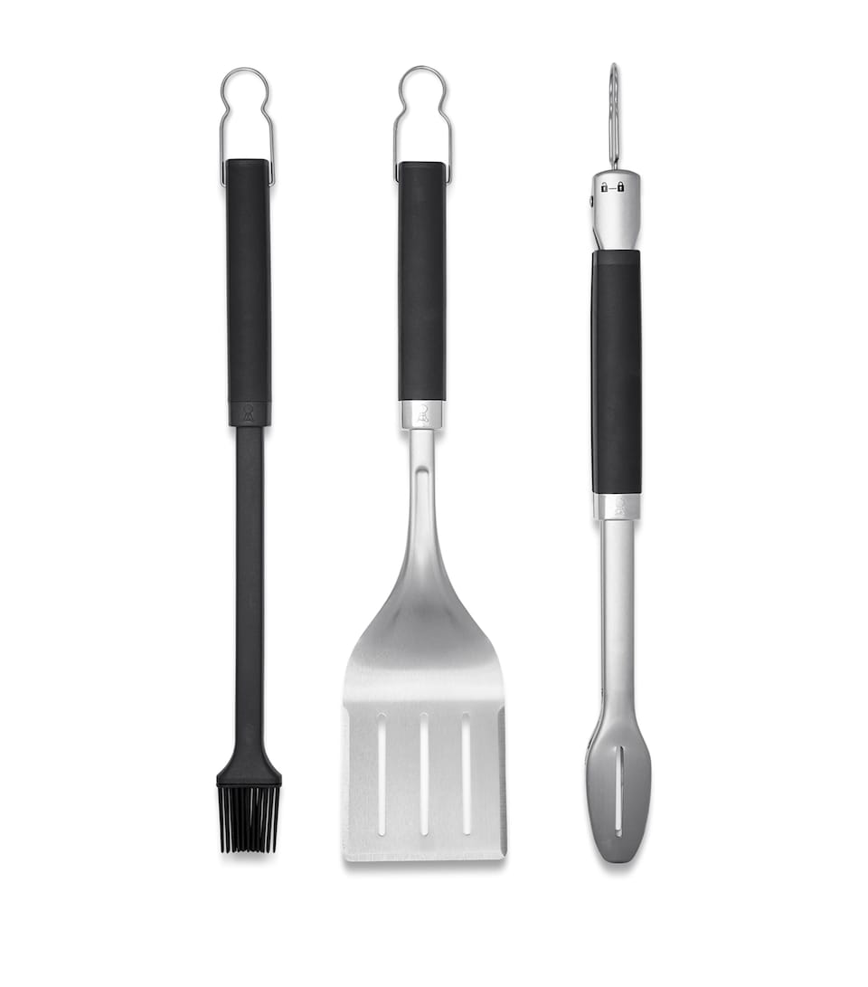 Weber Set of 3 Precision Grill Tools Black/silver