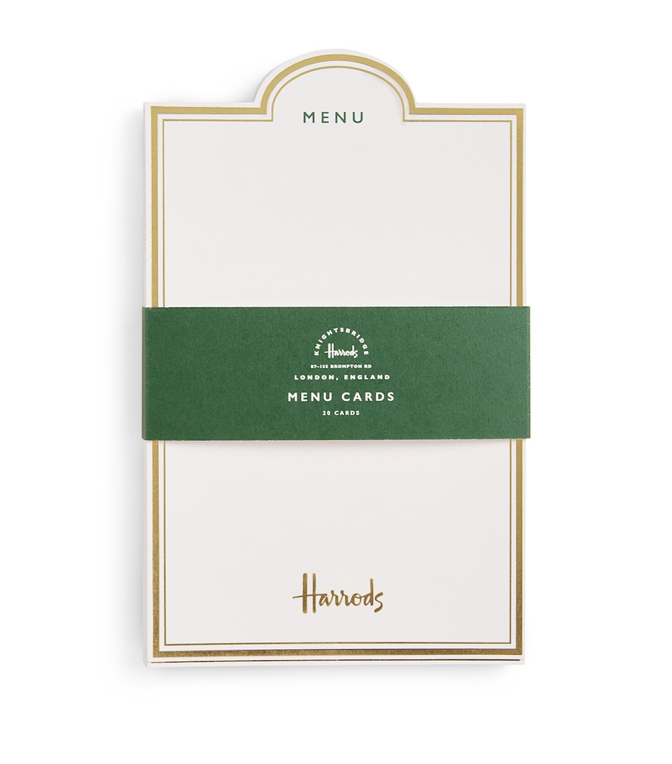 Set of 20 Menu Cards