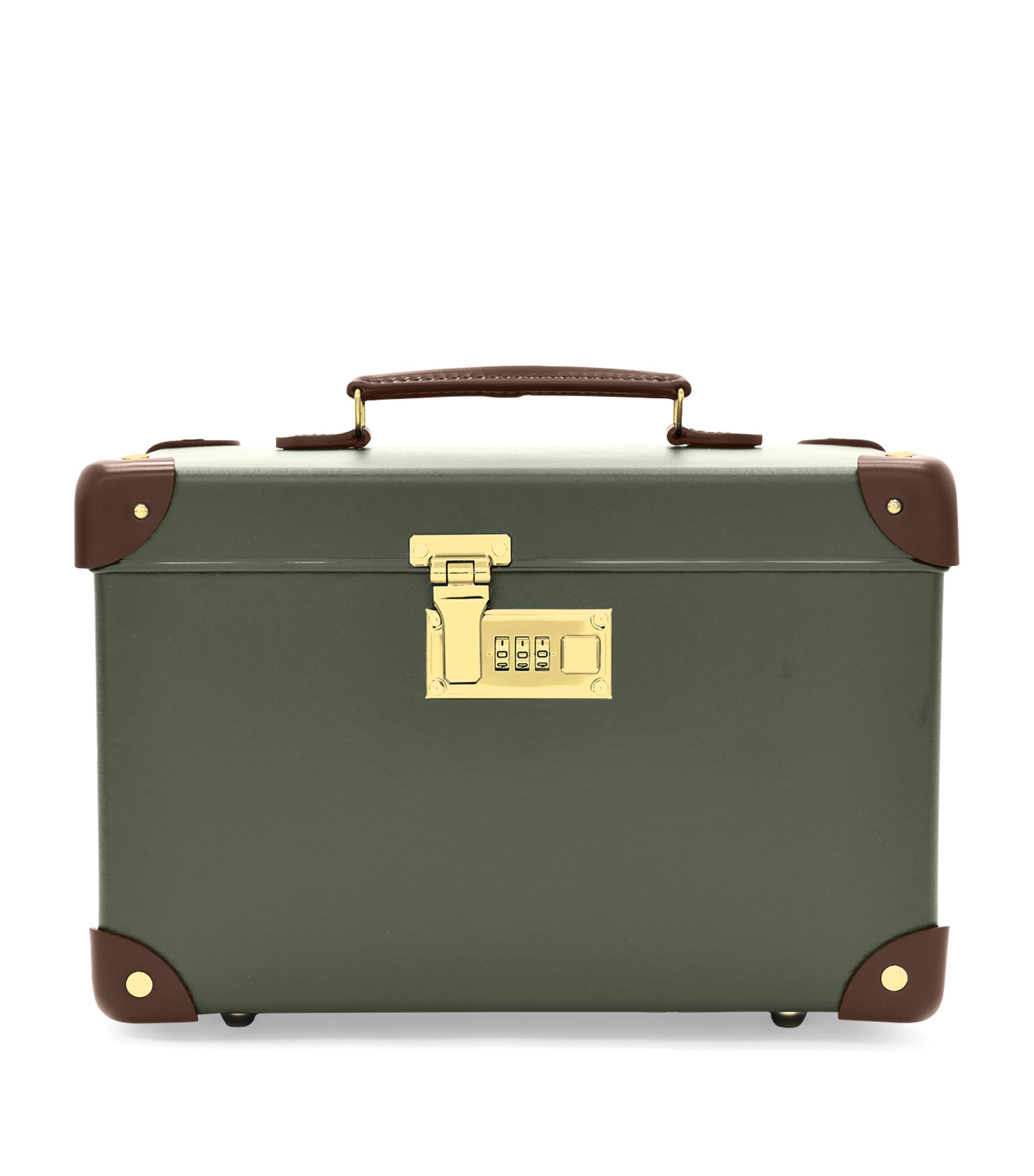Globe-Trotter Centenary Vanity Case (24cm) Green