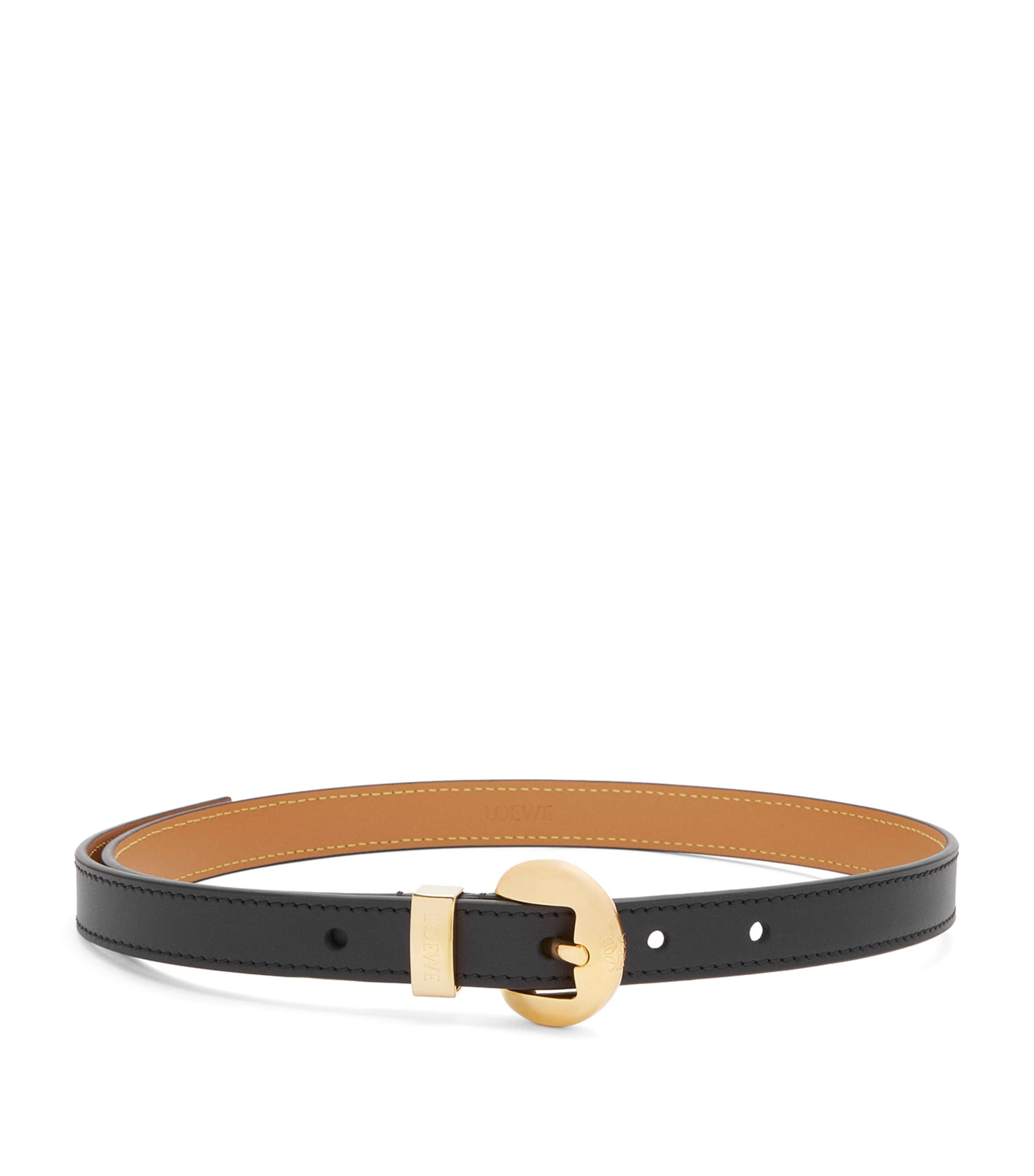 【LOEWE】 Leather belt LOEWE Calfksin Anagram Belt | Harrods US