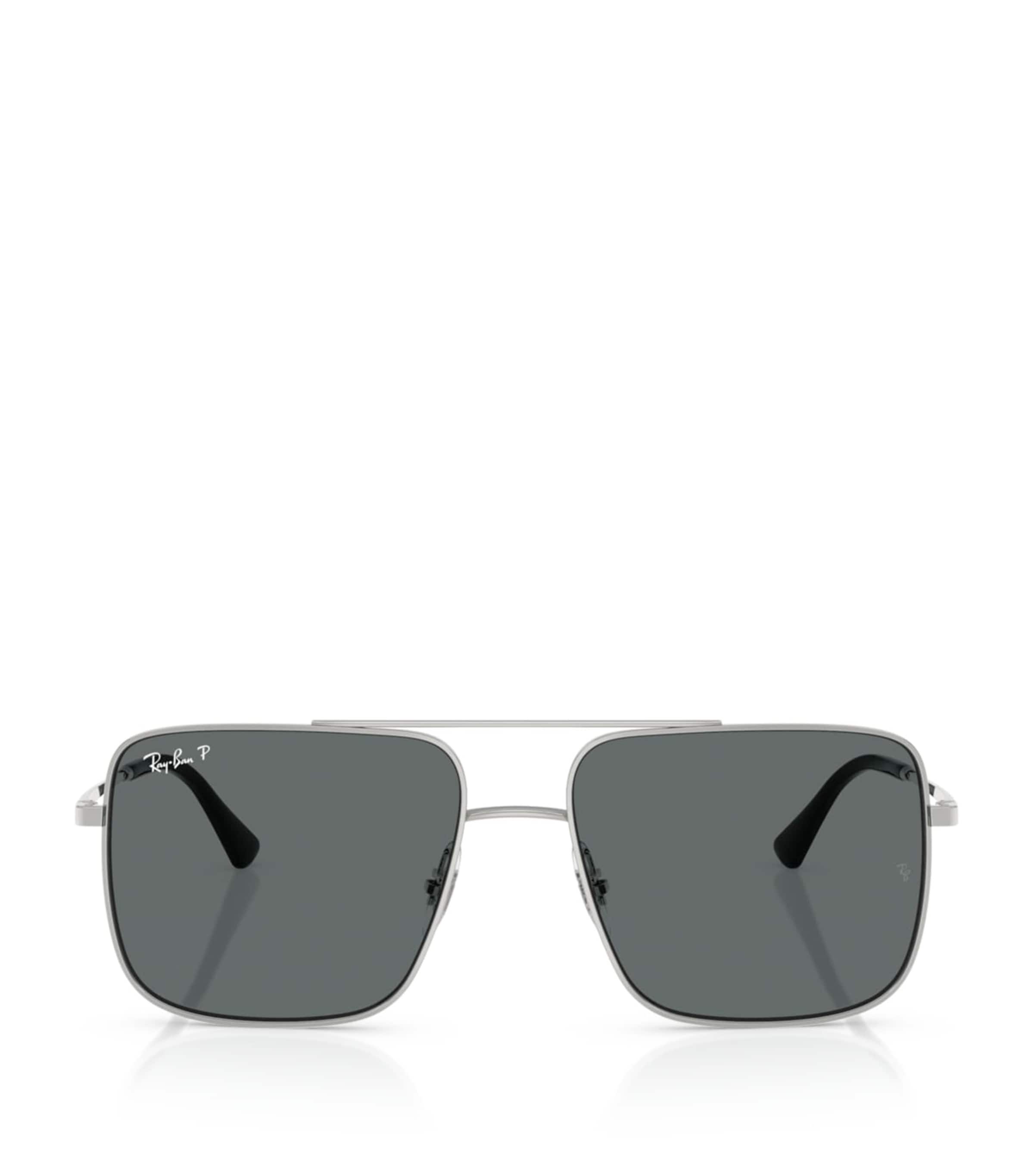 Ray-Ban RB3758 Ari Bio-Based Square Sunglasses Silver