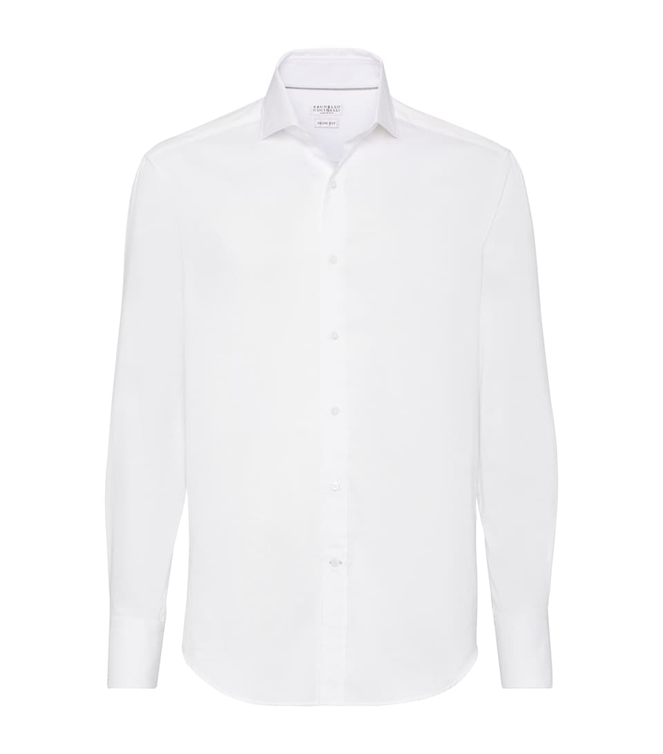 Cotton Twill Slim-Fit Shirt