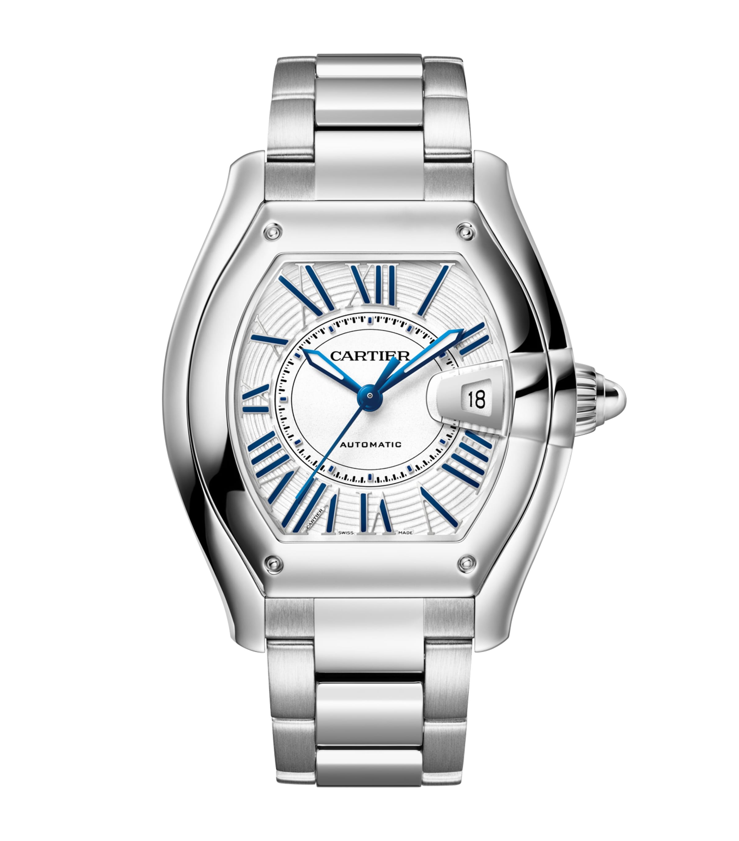 Cartier Stainless Steel Roadster Watch 38.7mm Steel