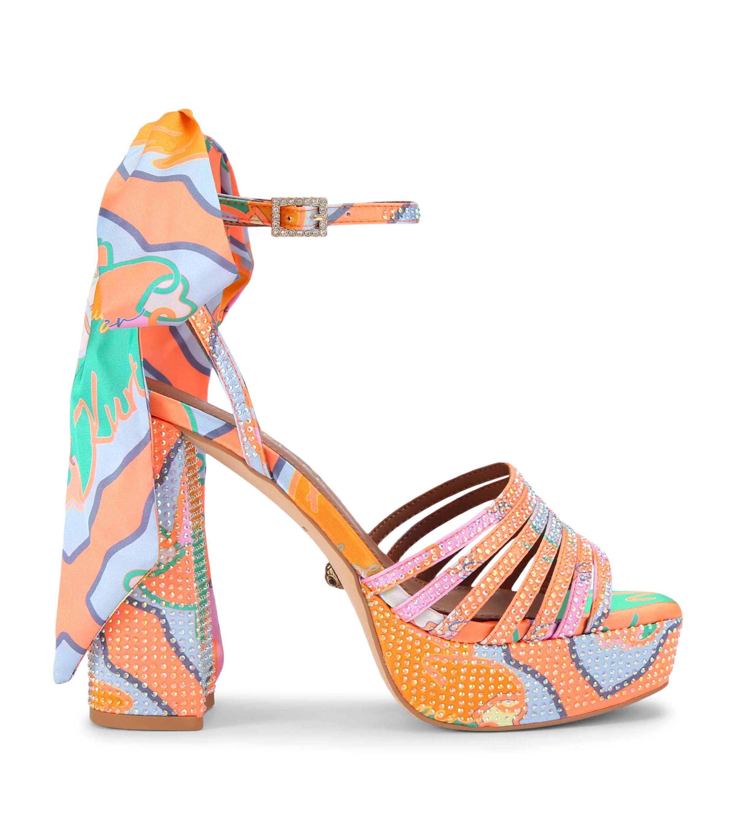 Embellished Pierra Platform Sandals
