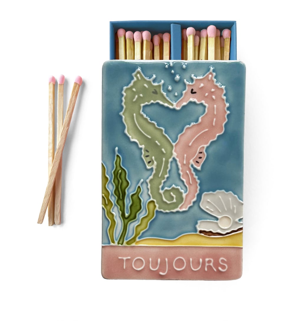 Ceramic Toujours Matchbox