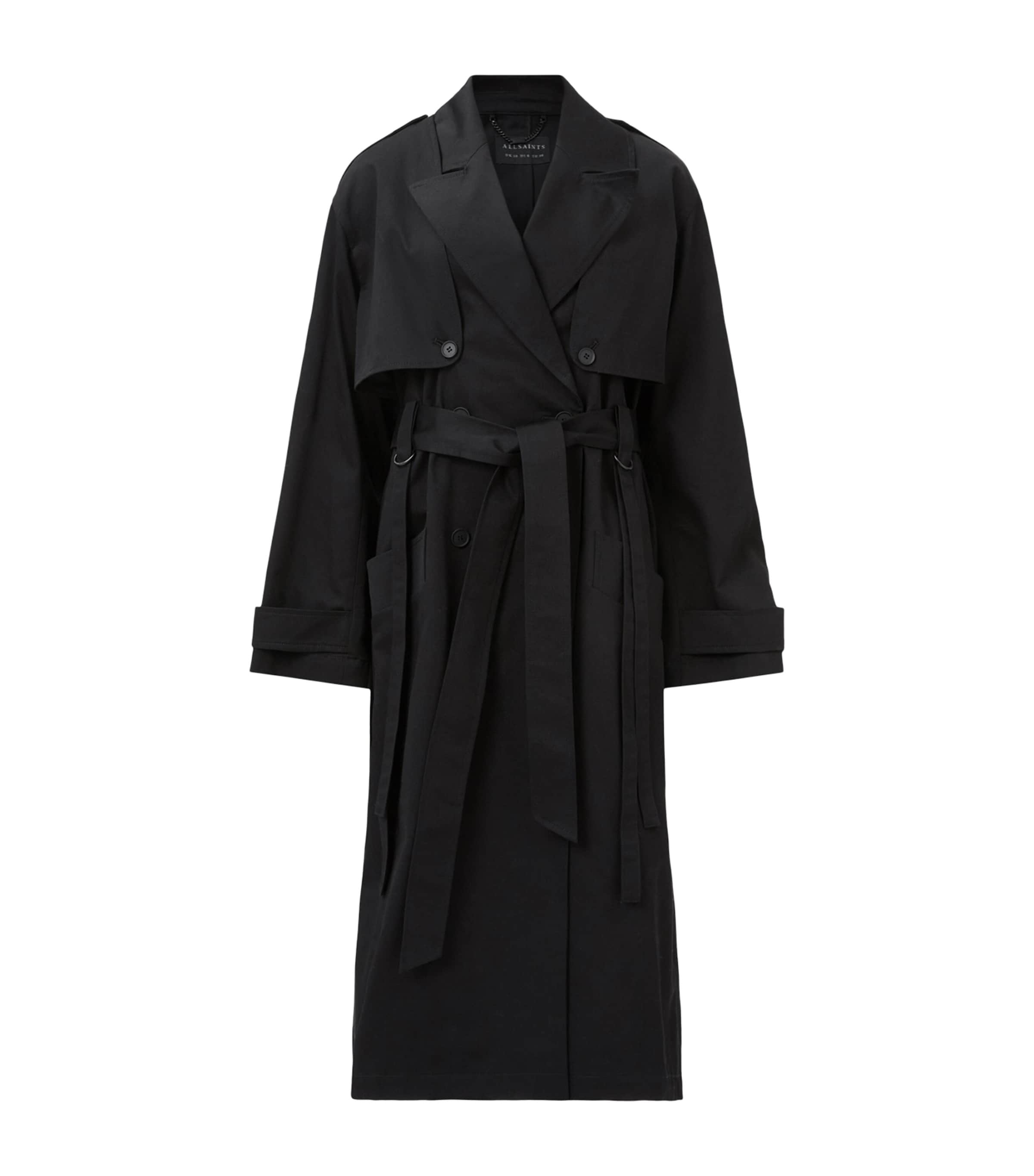 Burberry Gabardine Waterloo Long Trench Coat | Harrods UK