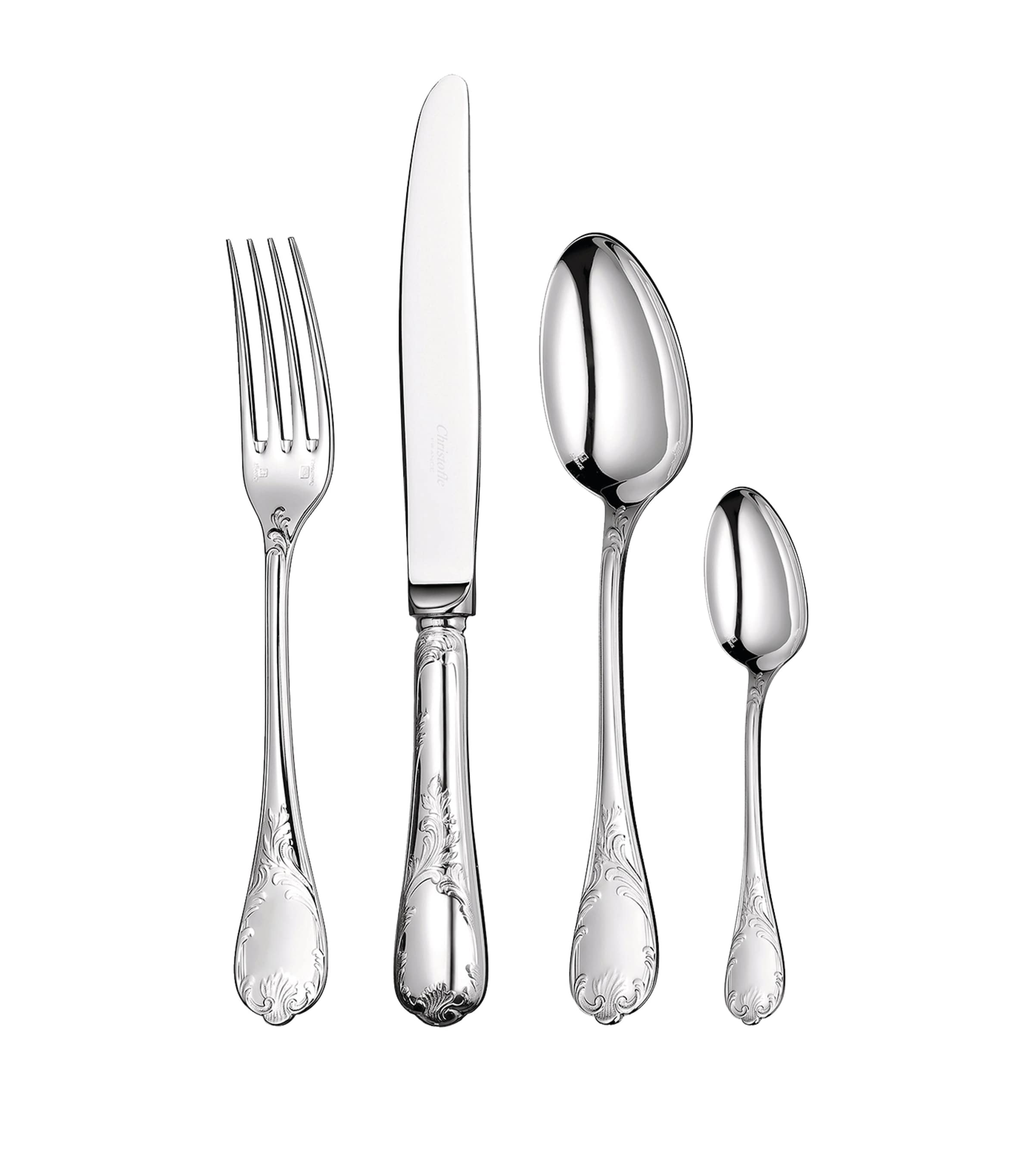 Marly Silver-Plated 24-Piece Cutlery Set