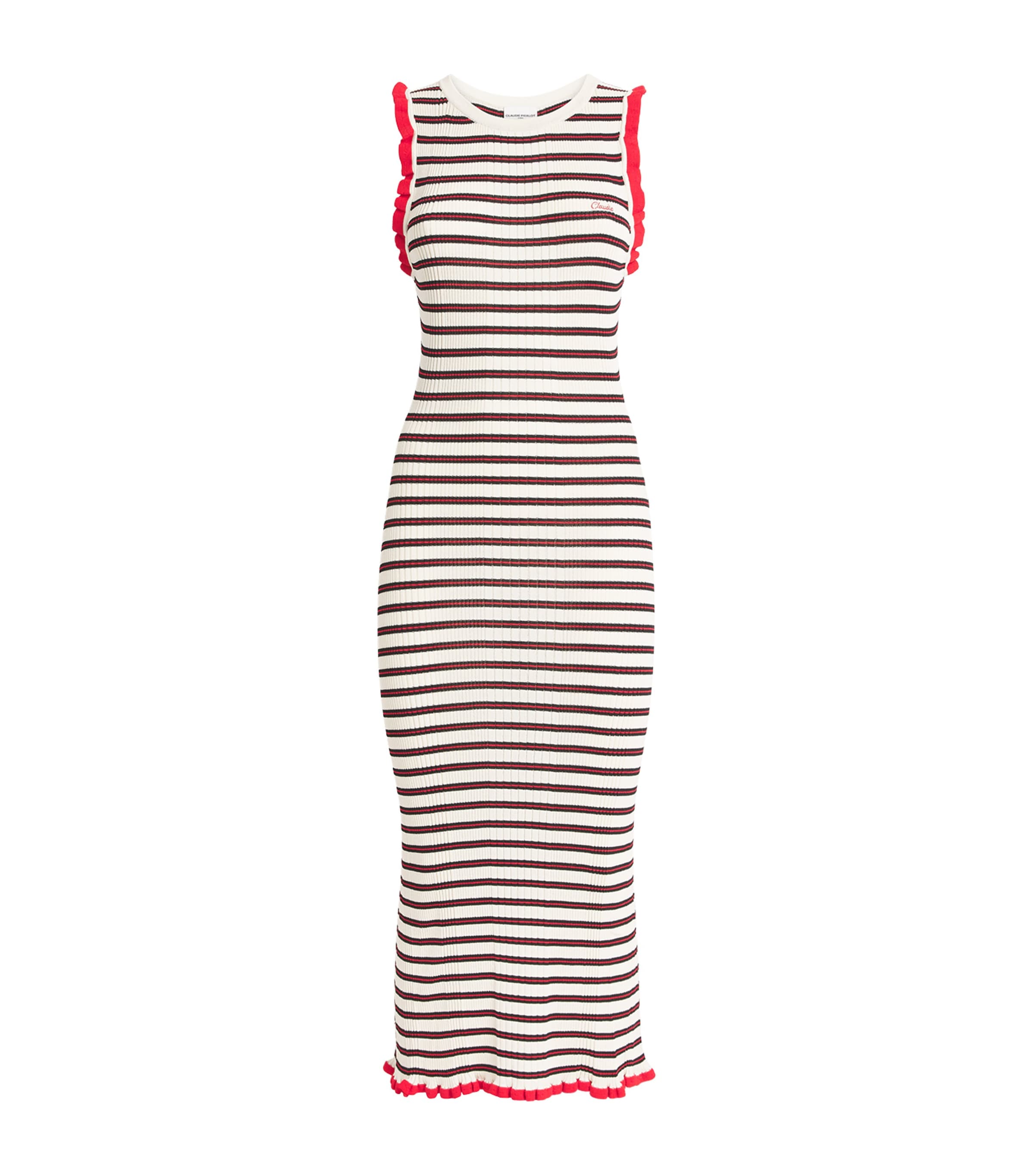Stripe Midi Knitted Dress