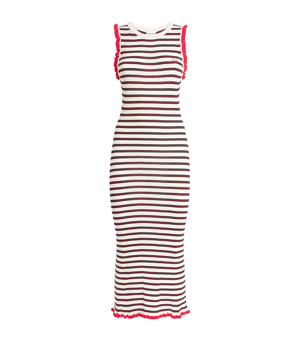 Stripe Midi Knitted Dress