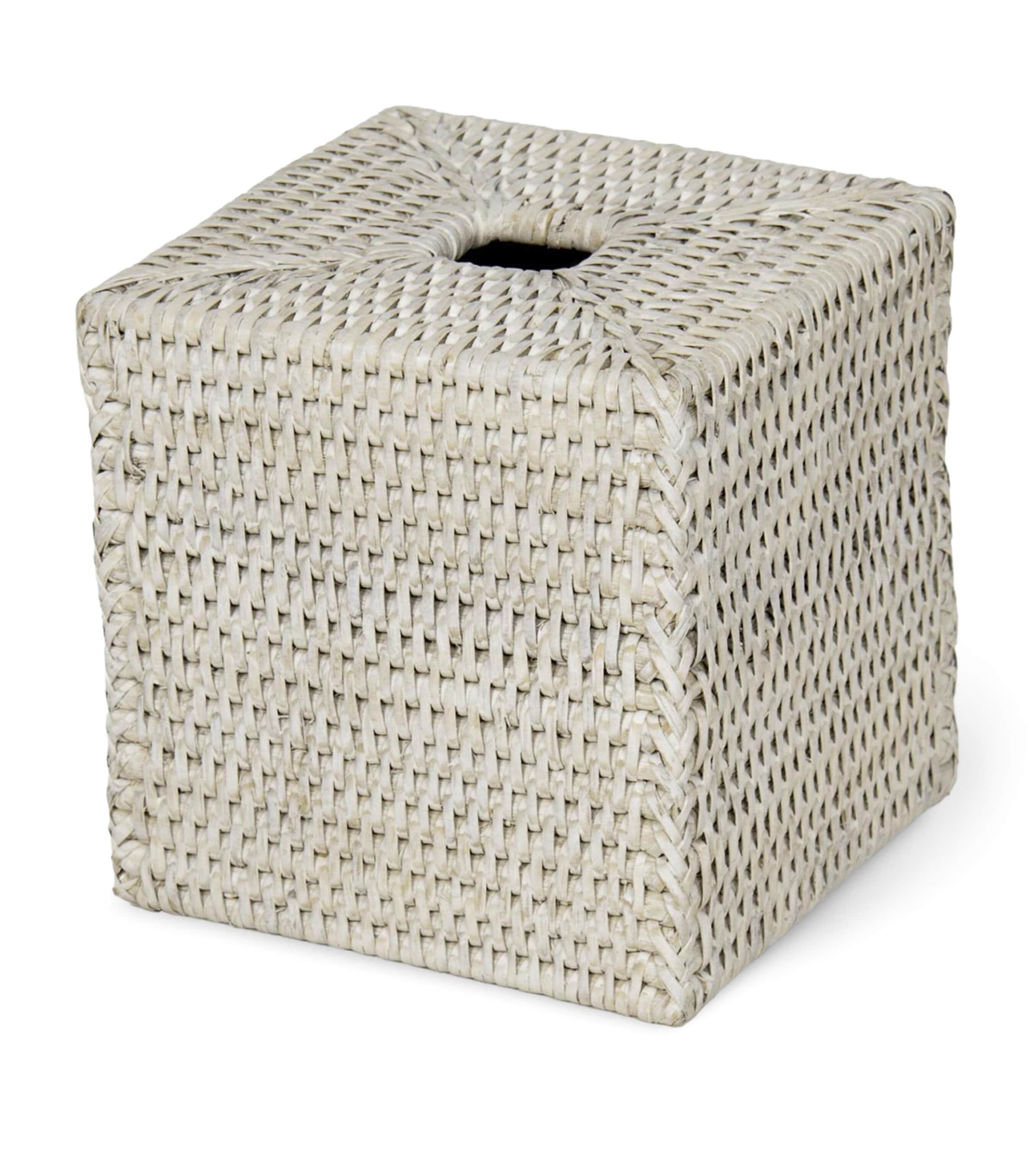 Decor Walther Rattan Basket Square Tissue Box Rattan Light