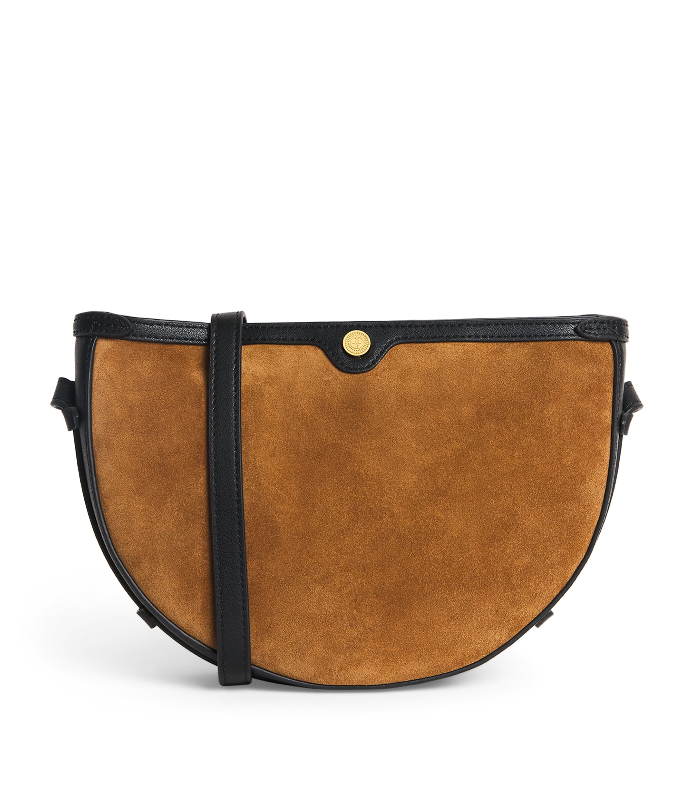 Suede Cross-Body Bag