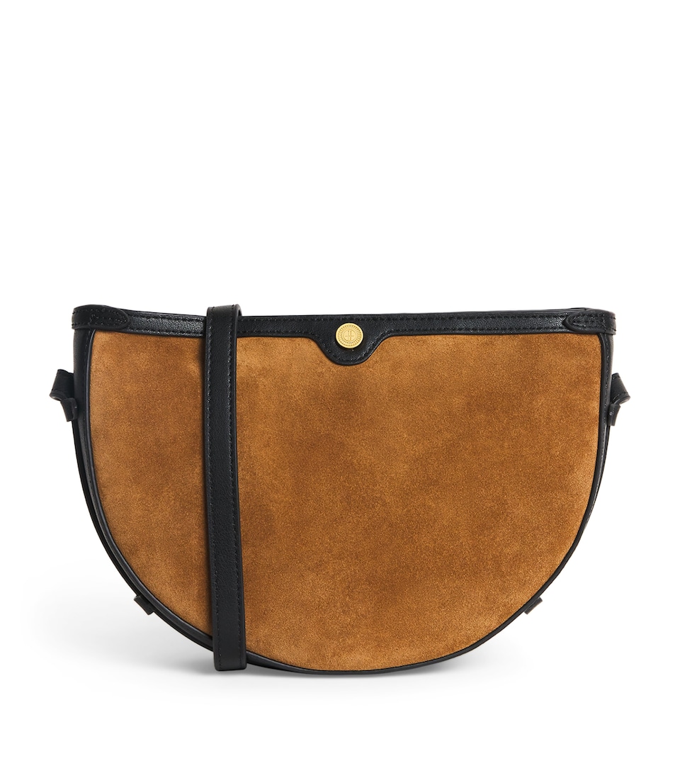 Suede Cross-Body Bag