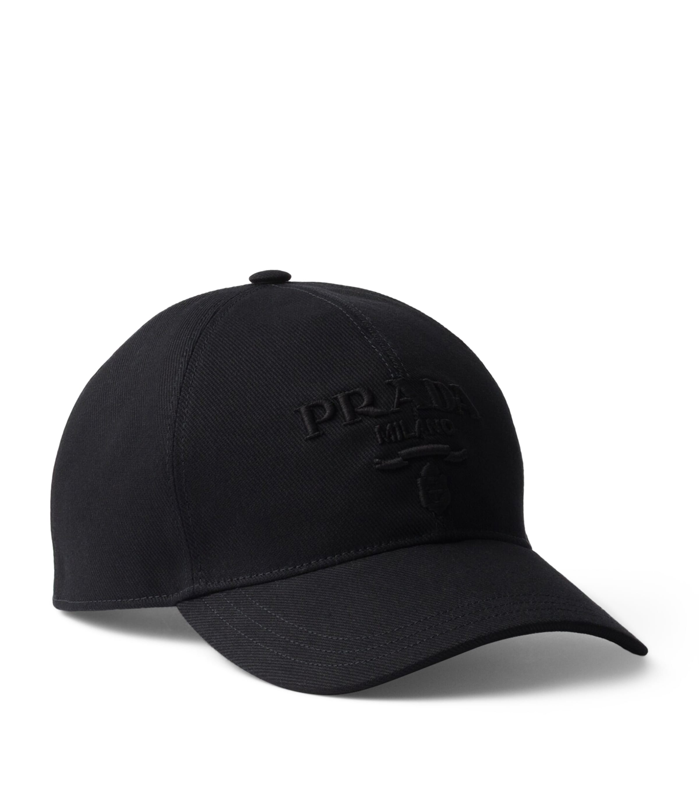 プラダ PRADA コットンbaseball cap Prada Cotton Baseball Cap | Harrods UK