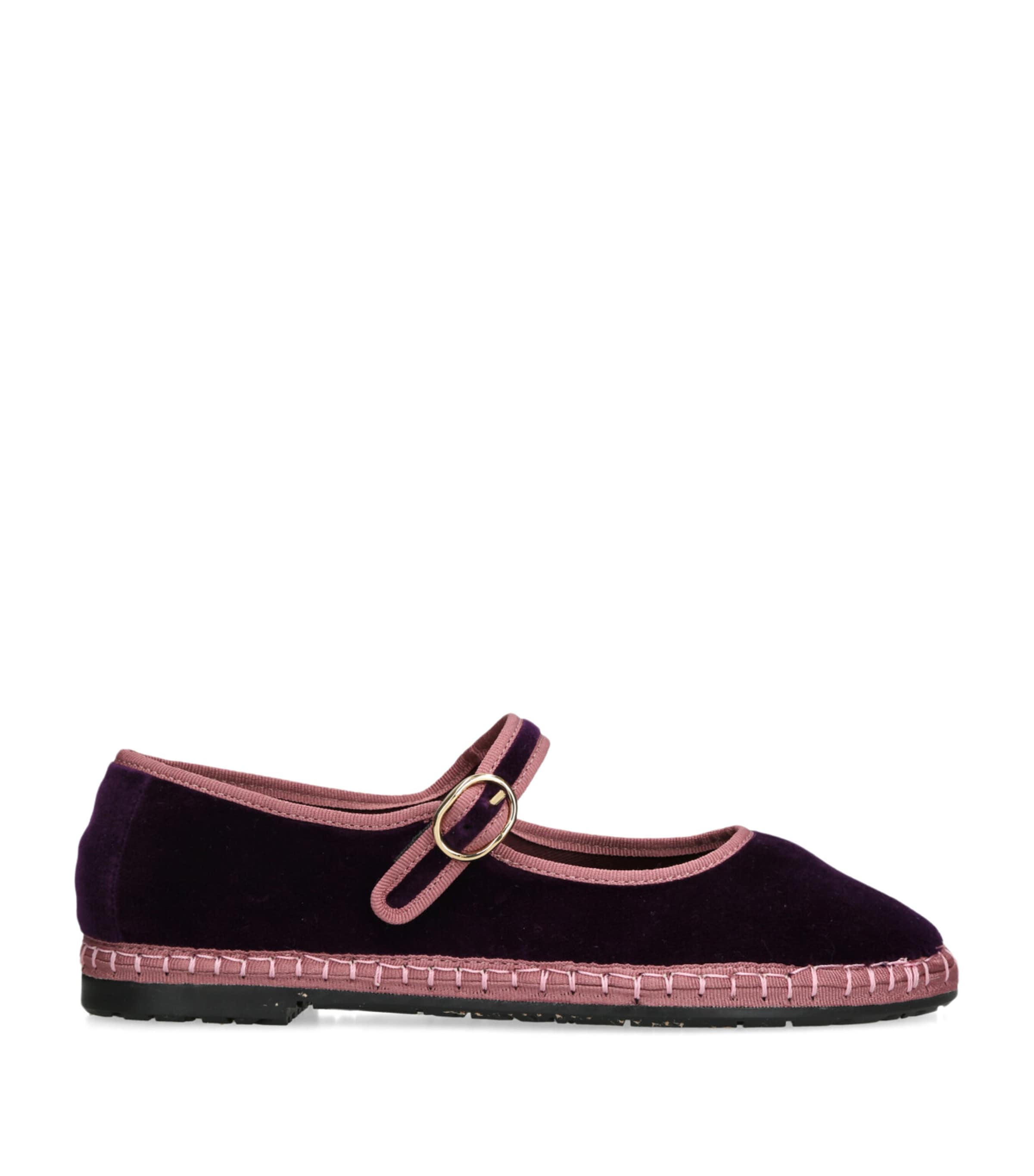 Velvet Randle Mary Jane Flats