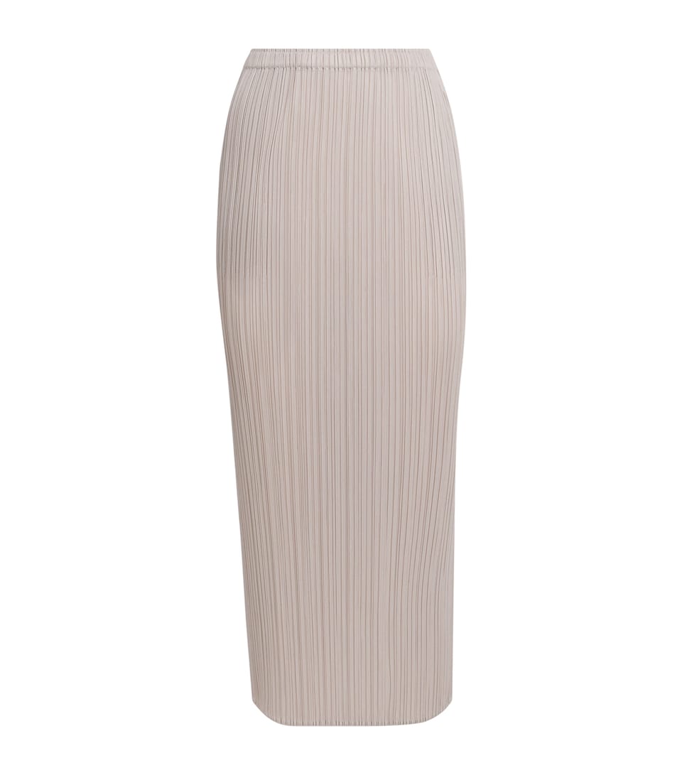 Pleats Please Issey Miyake Womens New Colorful Basics 4 Midi Skirt