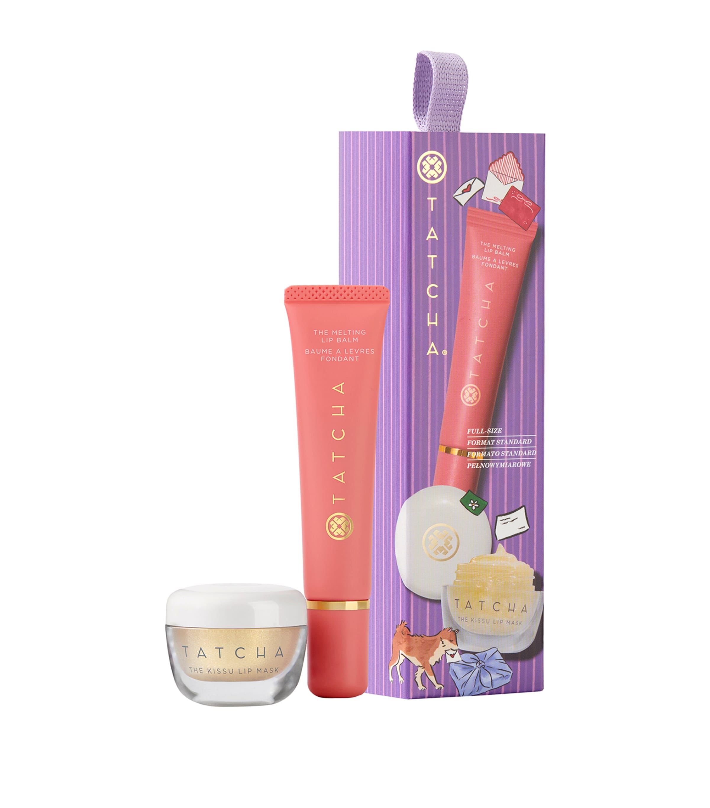 Tatcha Glossy and Golden Lips Gift Set