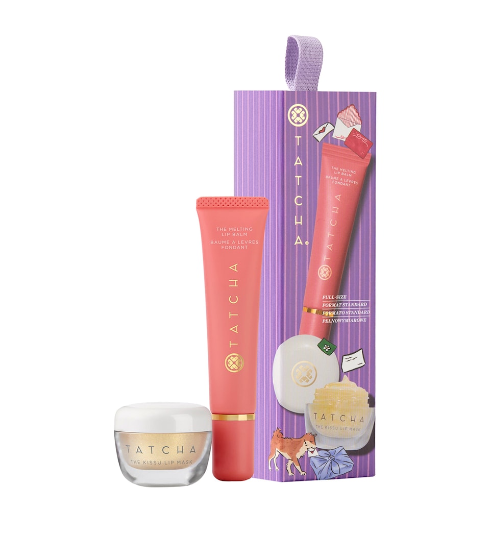 Tatcha Glossy and Golden Lips Gift Set
