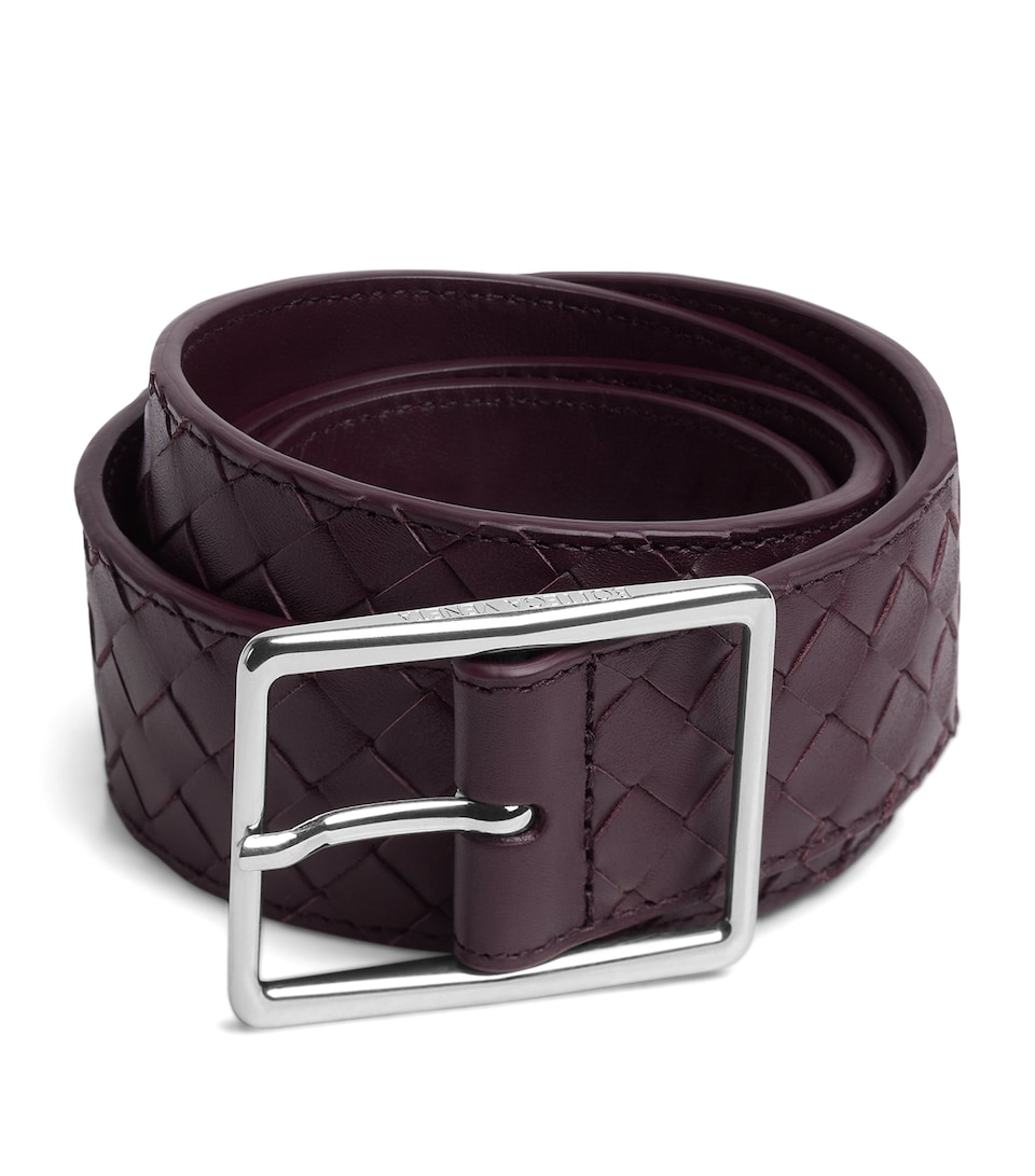 Calfskin Intrecciato Piccolo Belt