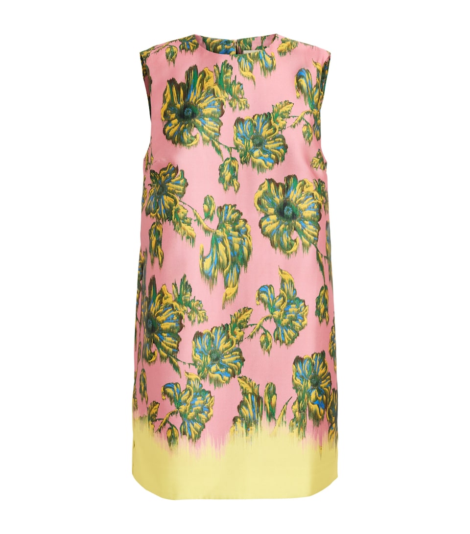 ALEMAIS Womens Floral Faye Mini Dress