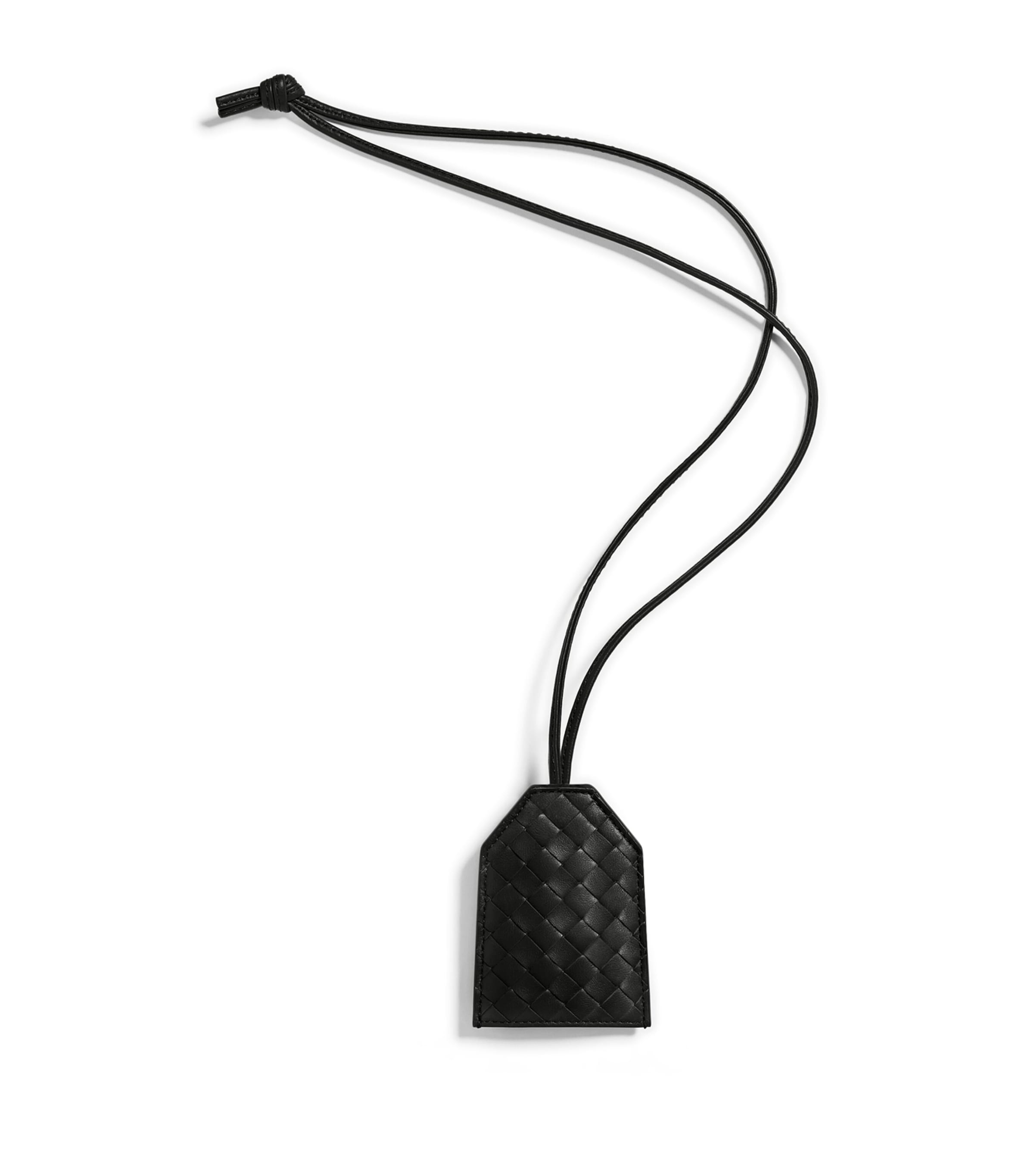 Bottega Veneta Leather Key Holder Necklace