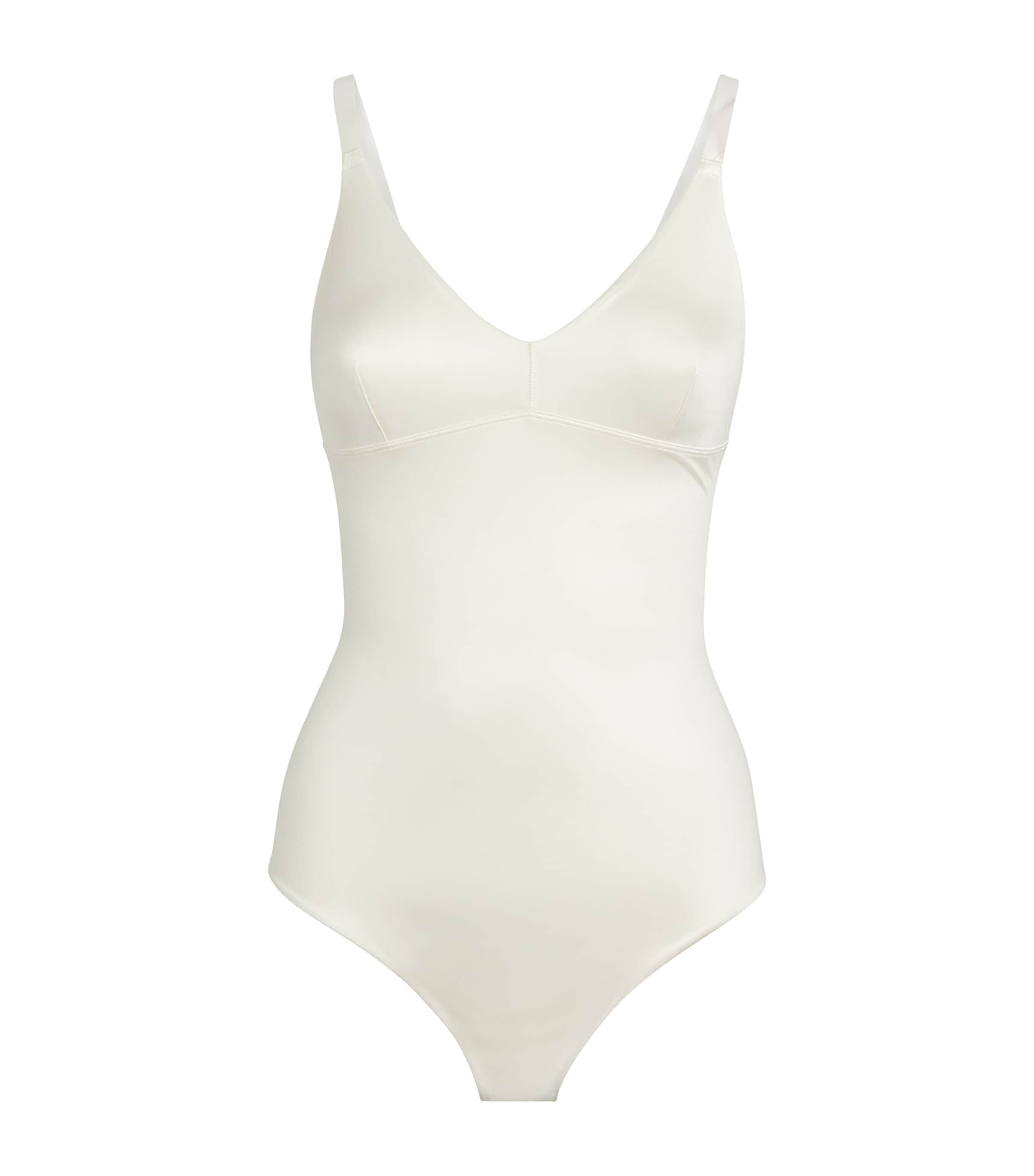 Shaping Satin Thong Bodysuit - Light Control