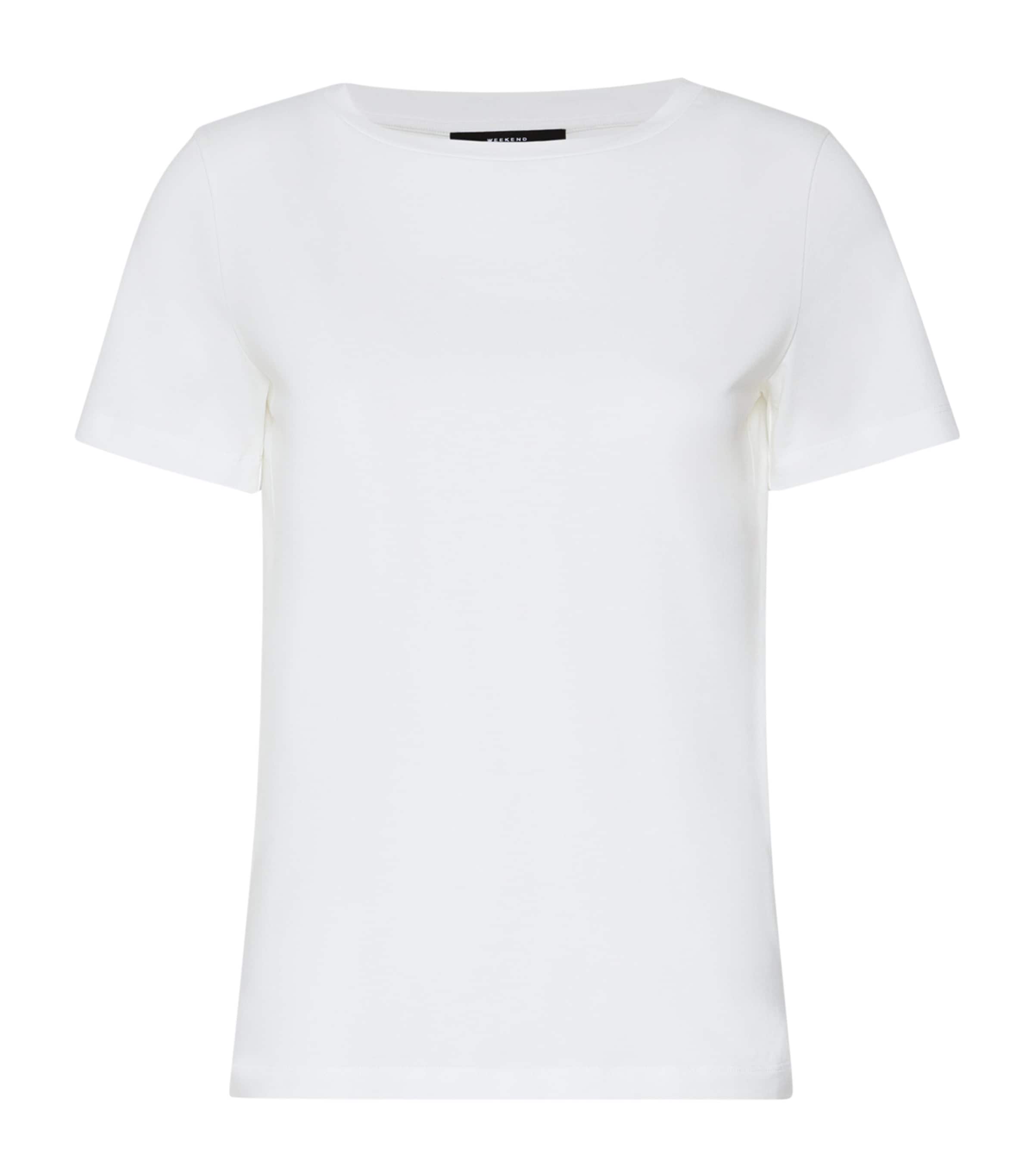Weekend Max Mara Womens Cotton T-Shirt White