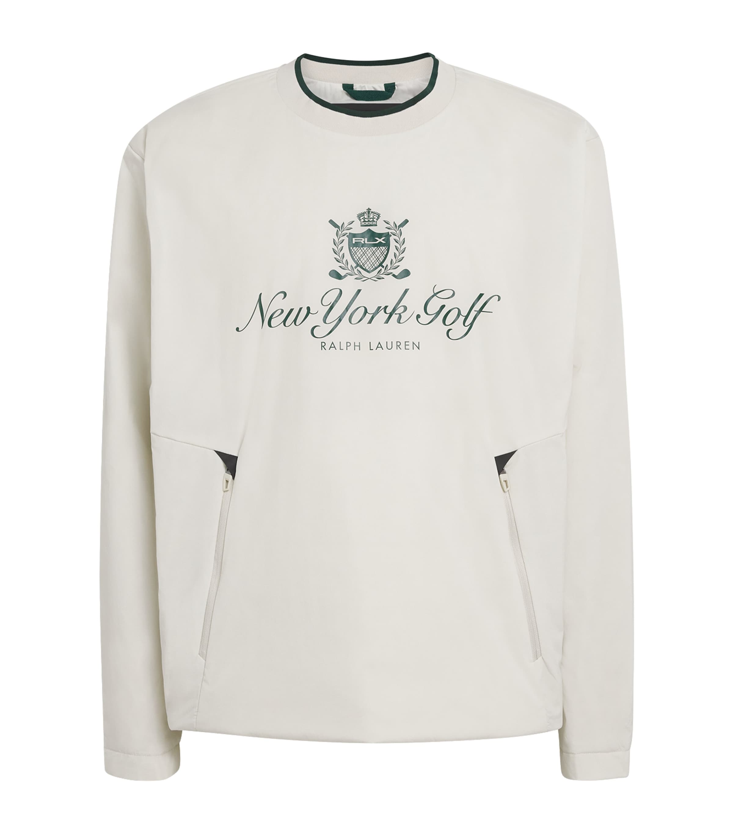 RLX Ralph Lauren Mens Hybrid Logo Jacket Stone Pebble