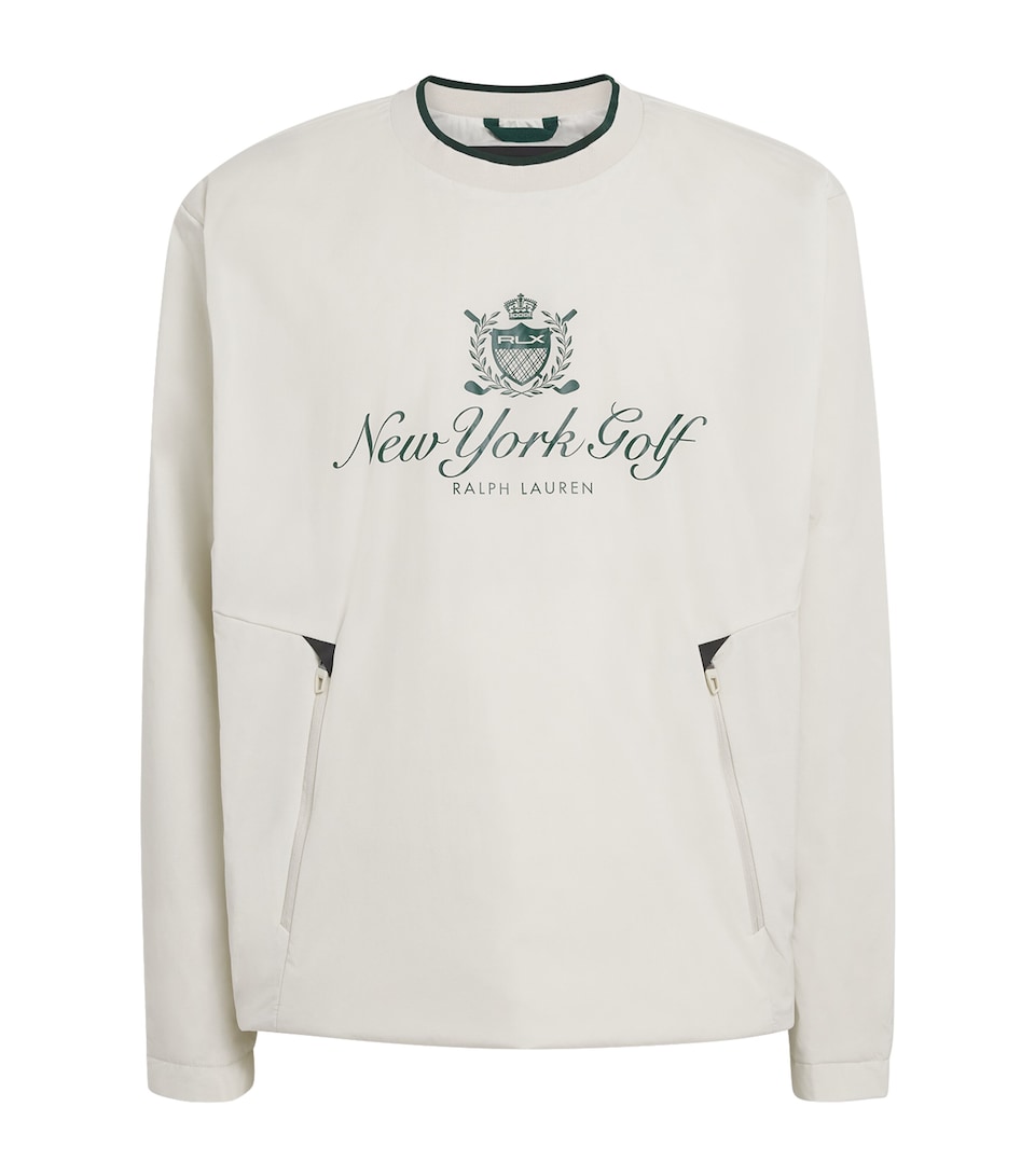 RLX Ralph Lauren Mens Hybrid Logo Jacket Stone Pebble