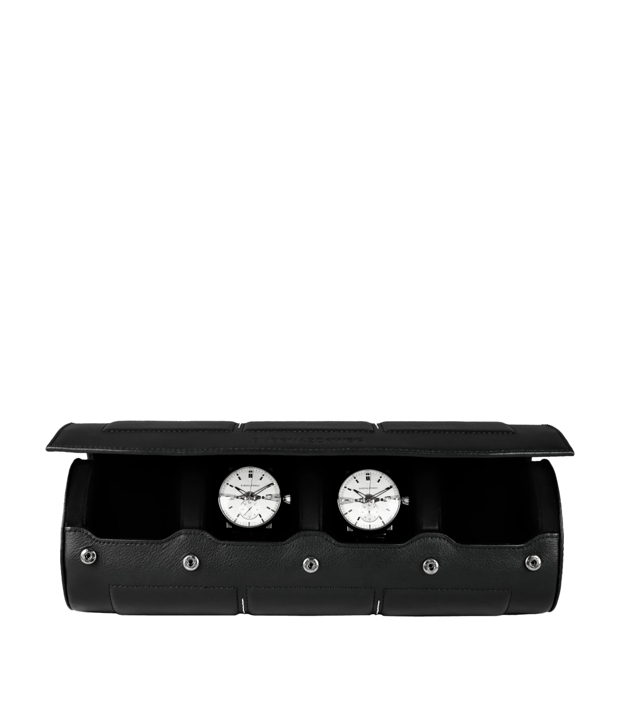 Buben & Zorweg Leather Nitro 4 Watch Case Black
