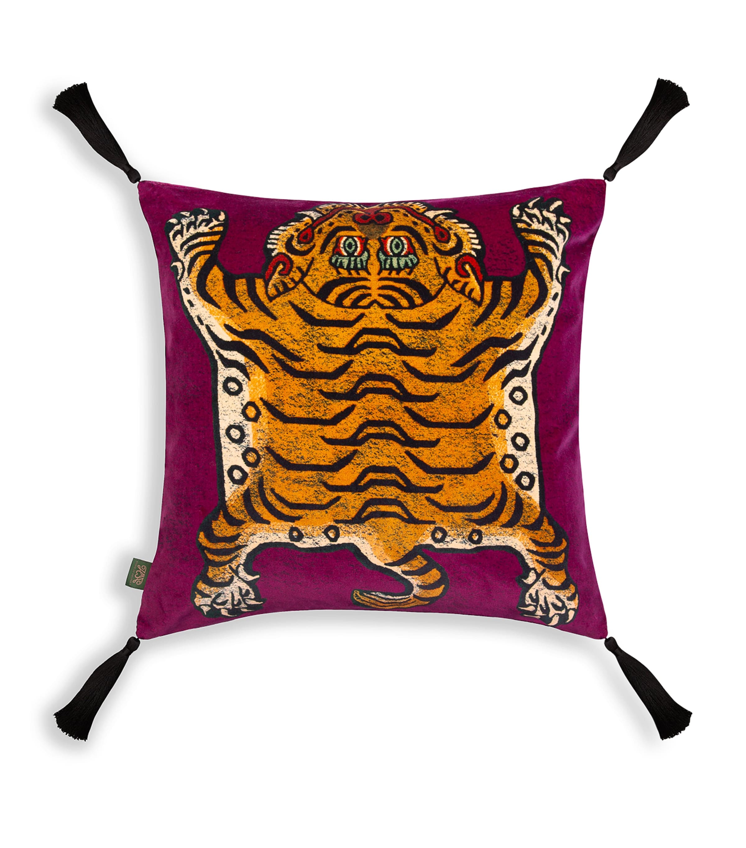 Medium Velvet Saber Tassel Cushion (45cm x 45cm)