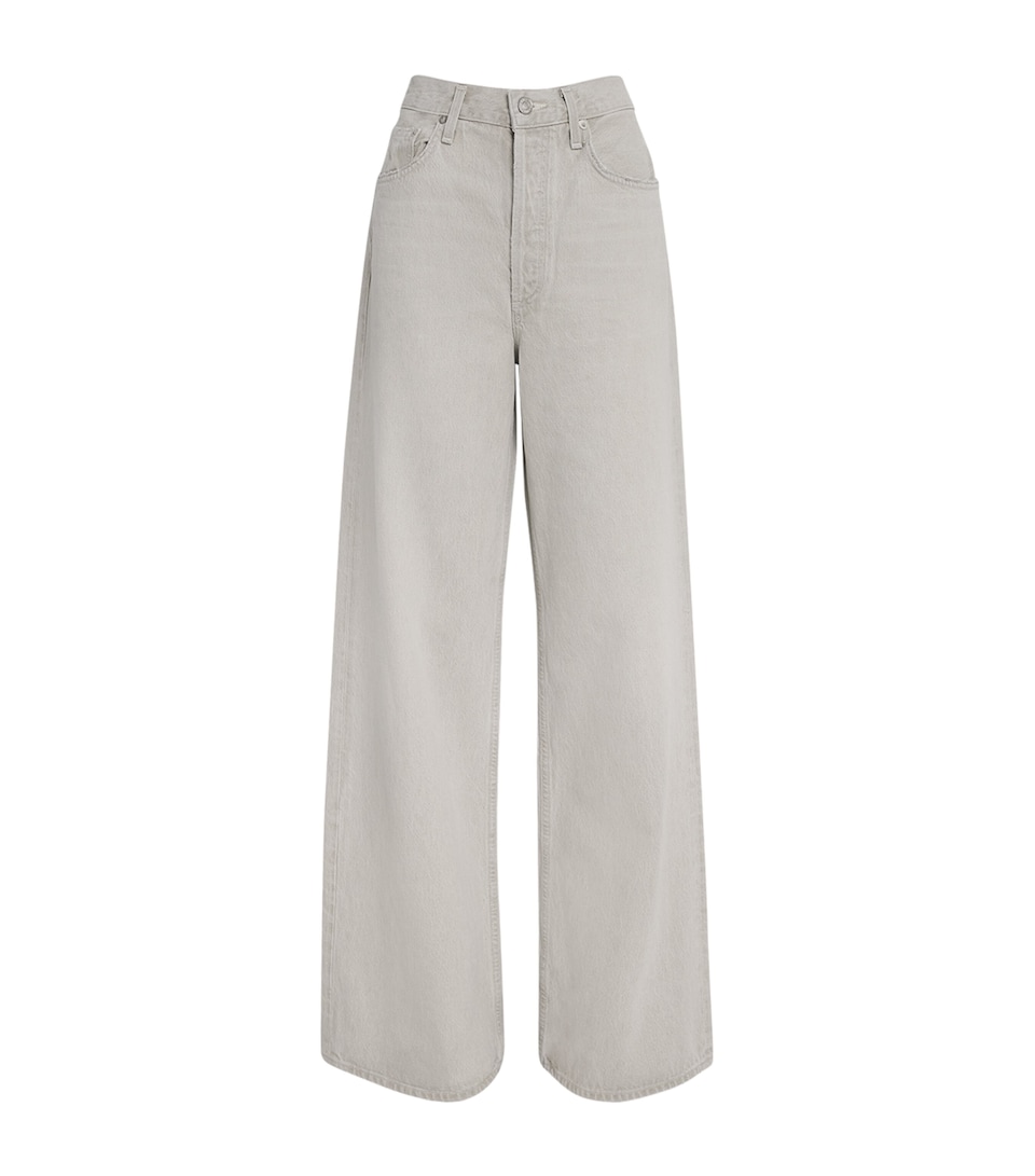 Dame No-Cuff Wide-Leg Jeans