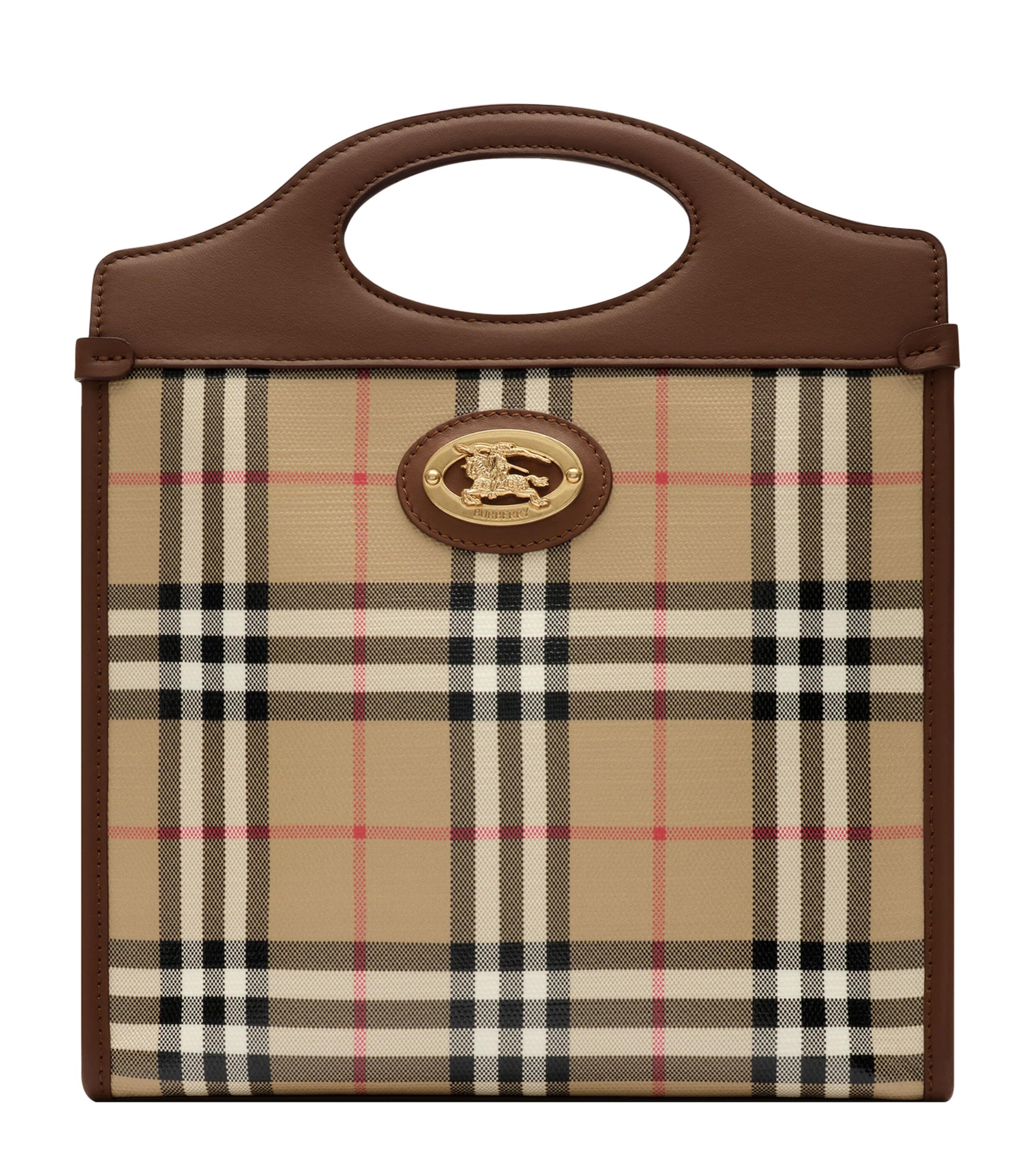 Burberry Small Check Pocket Bag Archive Beige