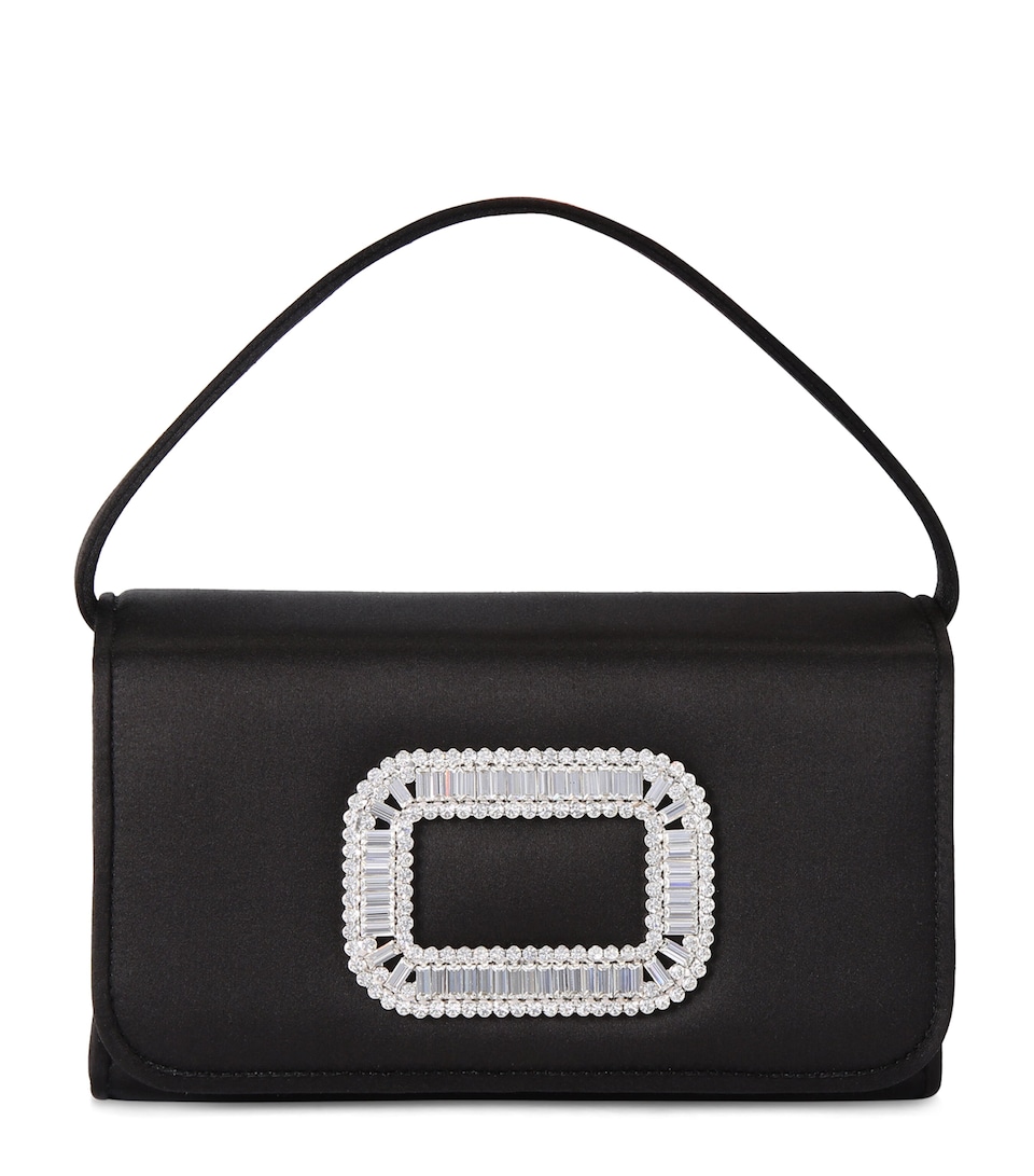 Micro Satin Pilgrim Top-Handle Bag