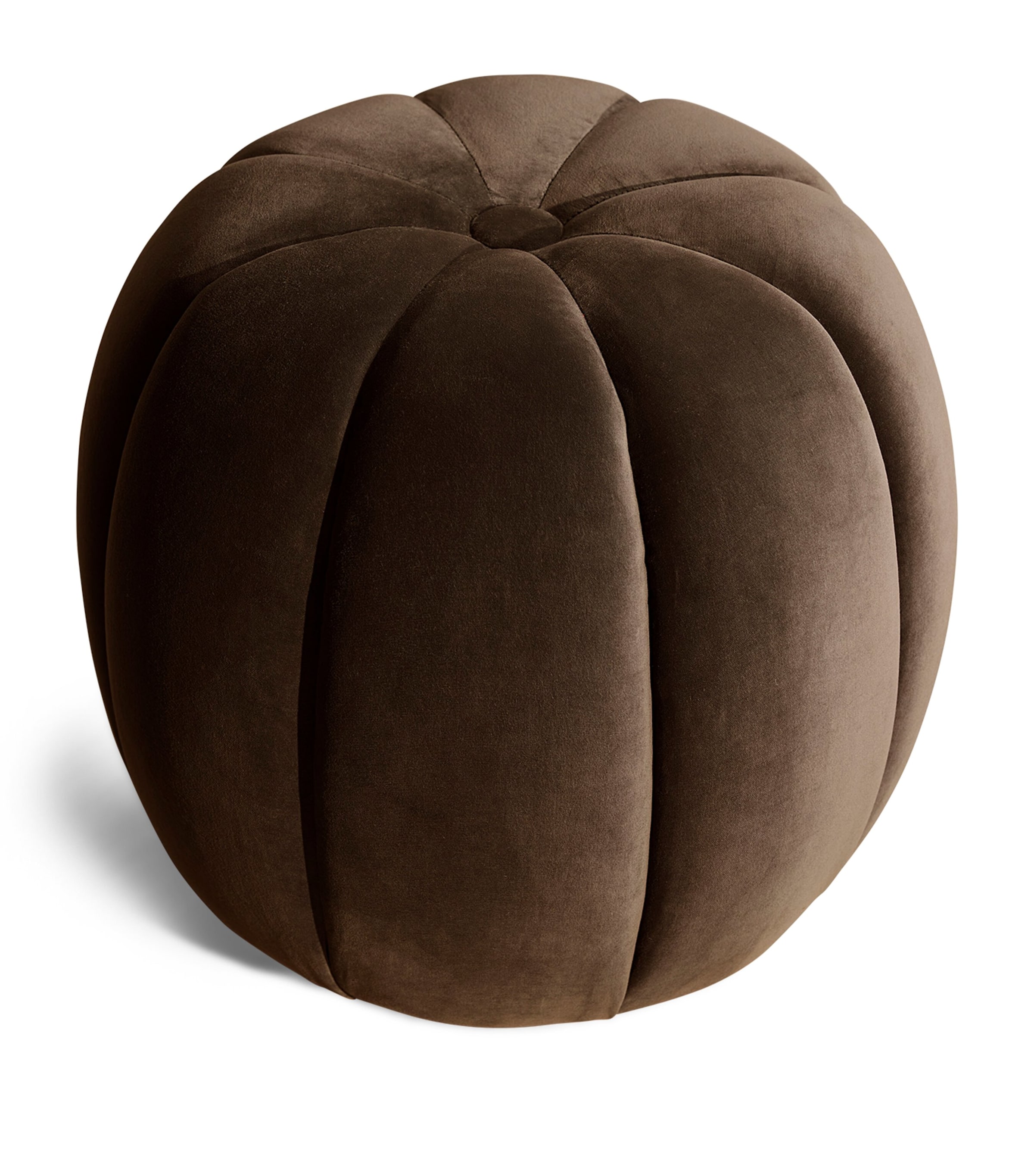 Soho Home Velvet Sofia Footstool Brown
