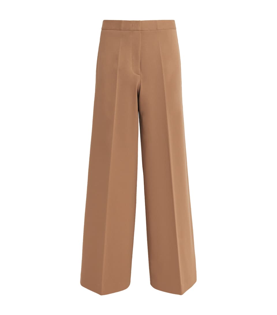 Wool Wide-Leg Trousers