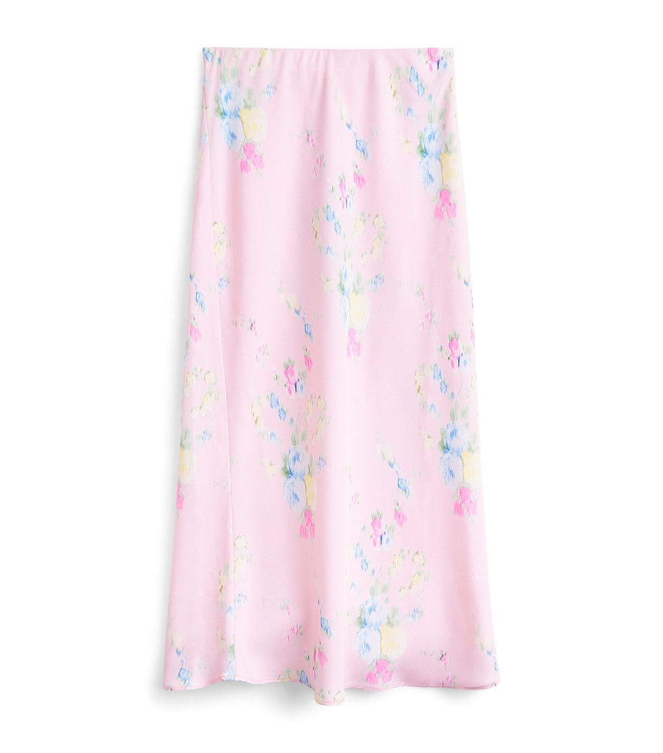 LoveShackFancy Floral Kalo Maxi Skirt (8-14 Years) Rostrrosy Trellis