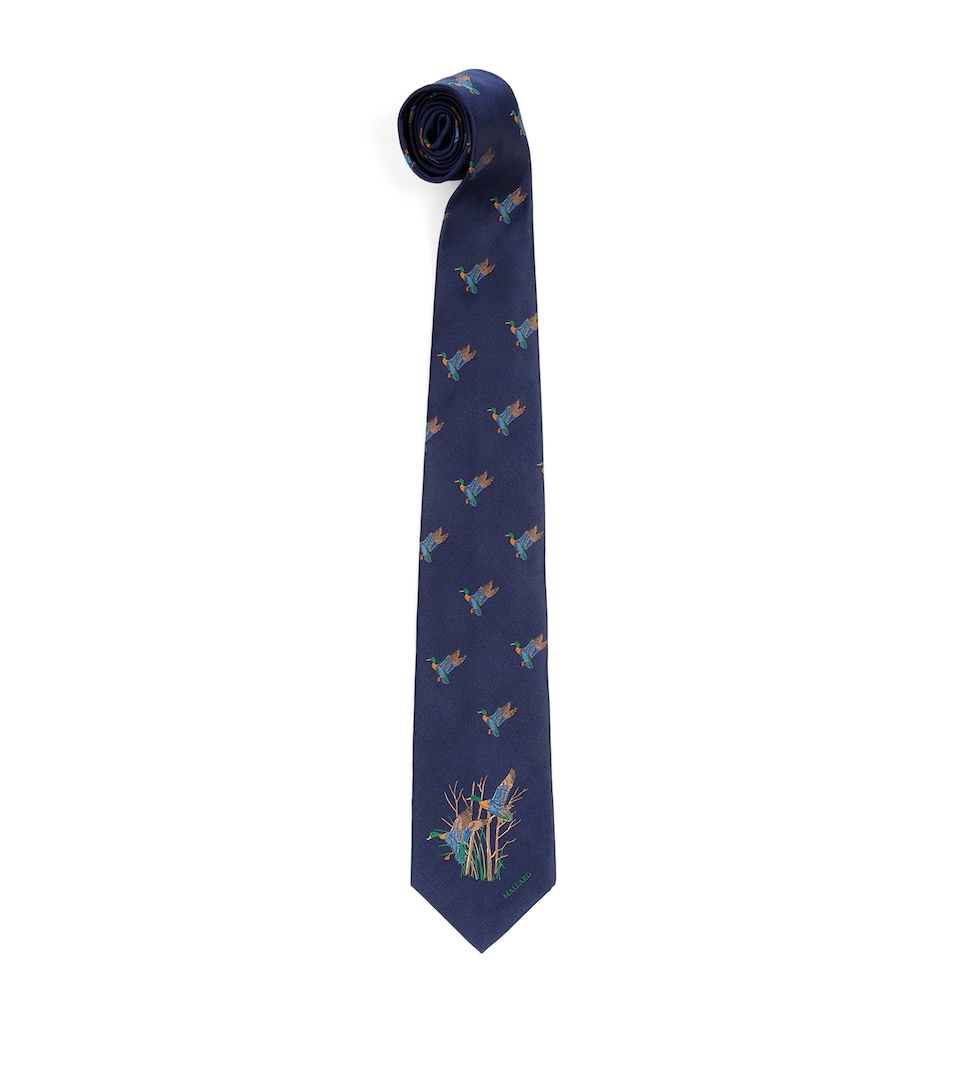Polo Ralph Lauren Silk Mallard Tie Navy
