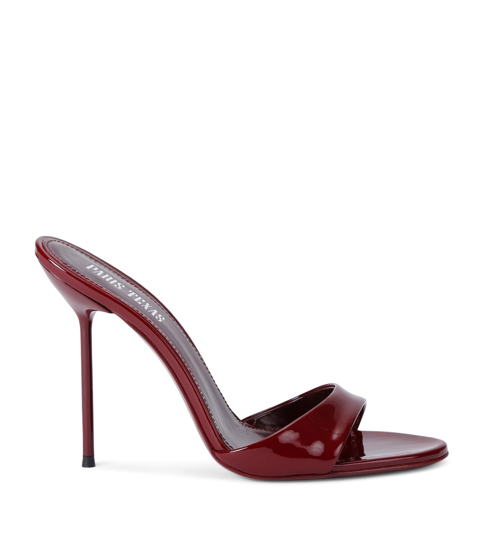 Paris Texas Patent Leather Lidia Mules 105 Wine