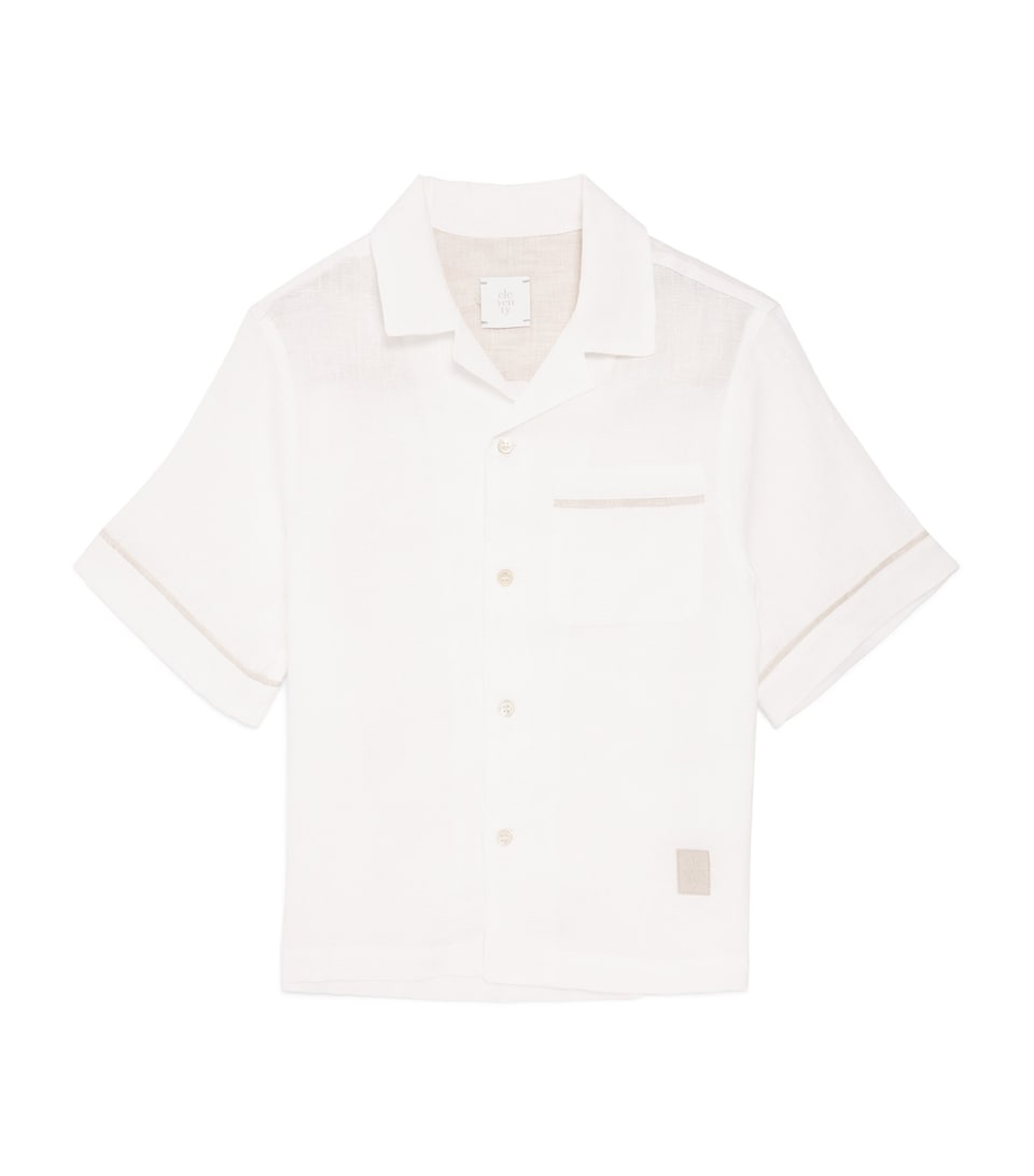 Linen Button-Up Shirt (2-16 Years)