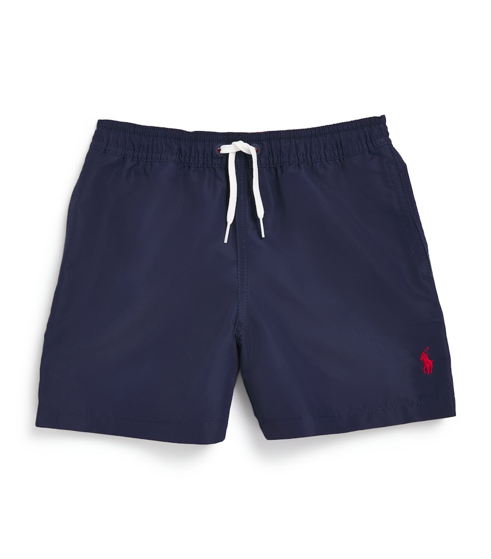 Ralph Lauren Kids Poly Pony Swim Shorts (2-7 Years) Newport Navy