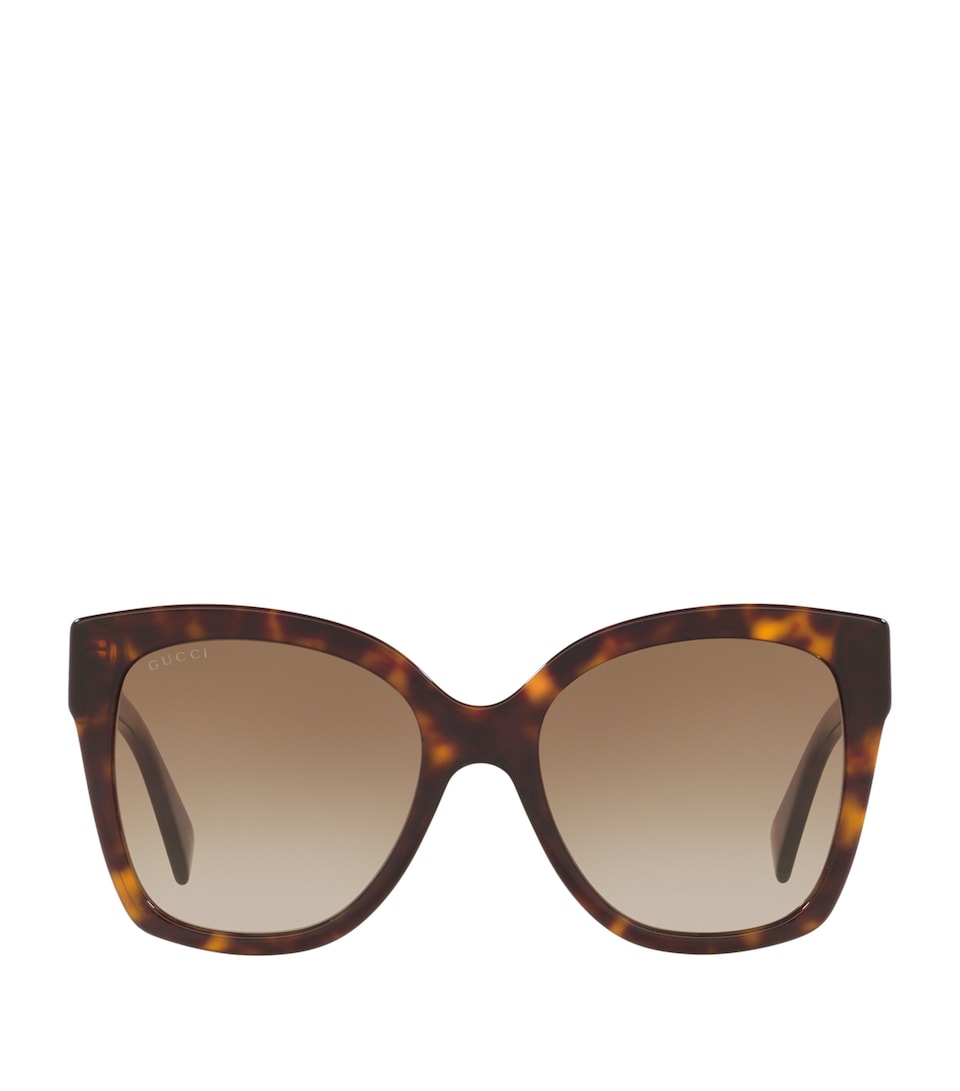 Rectangular Tortoiseshell Sunglasses