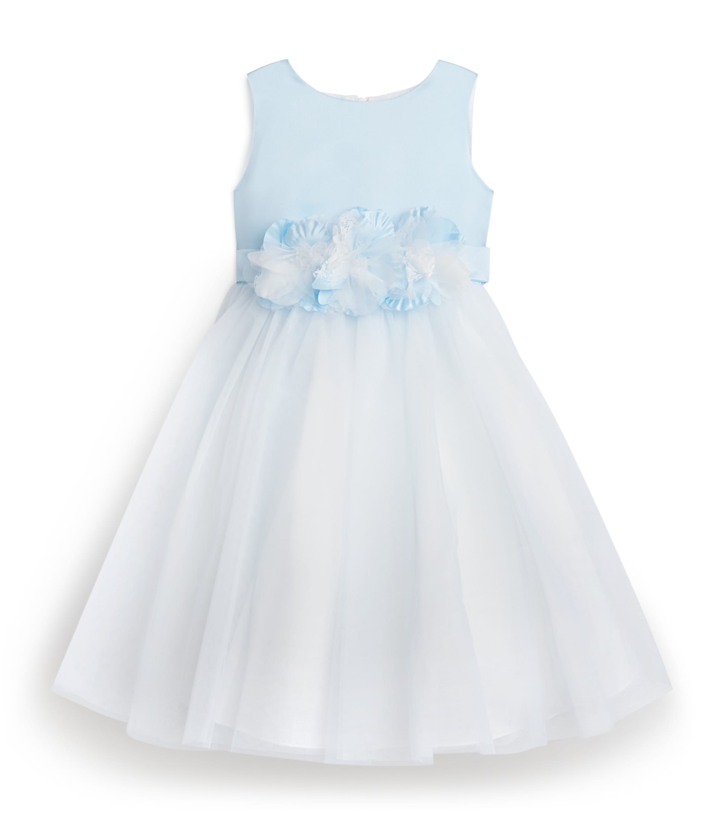 Tulle Floral-Detail Dress (4-14 Years)