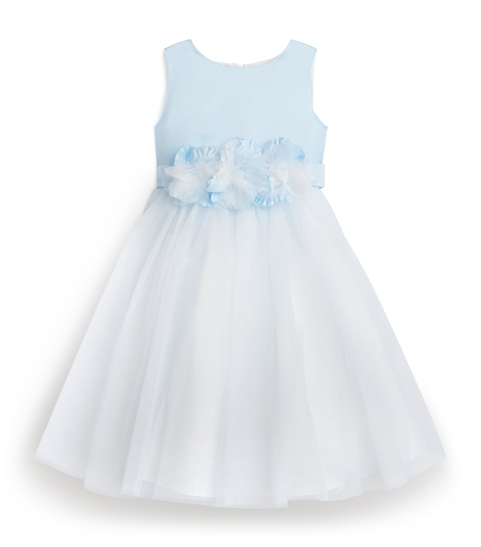 Tulle Floral-Detail Dress (4-14 Years)