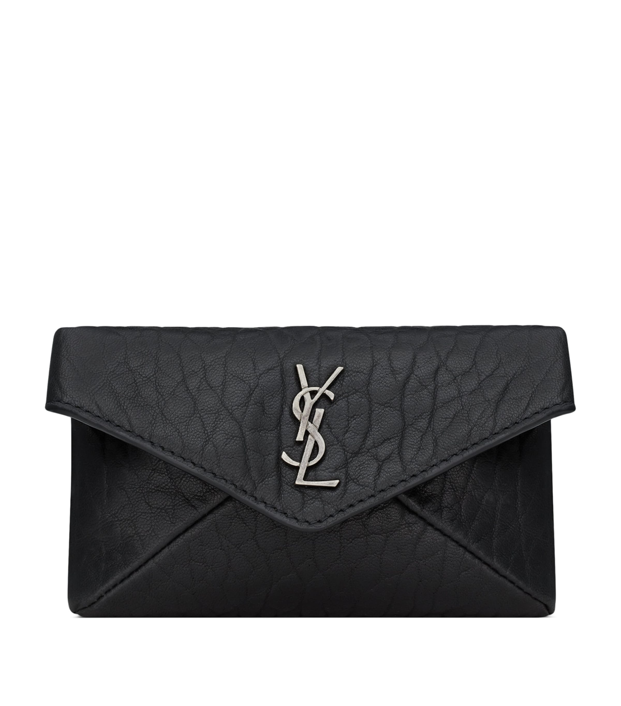 Monogram Crocodile Effect Envelope Card Holder
