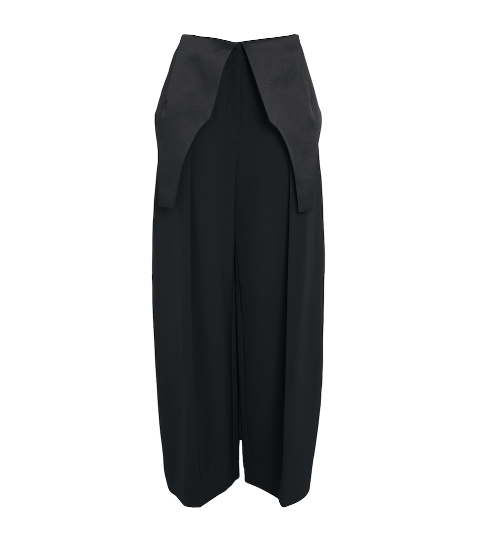 Bodysuit-Detail Tailored Trousers