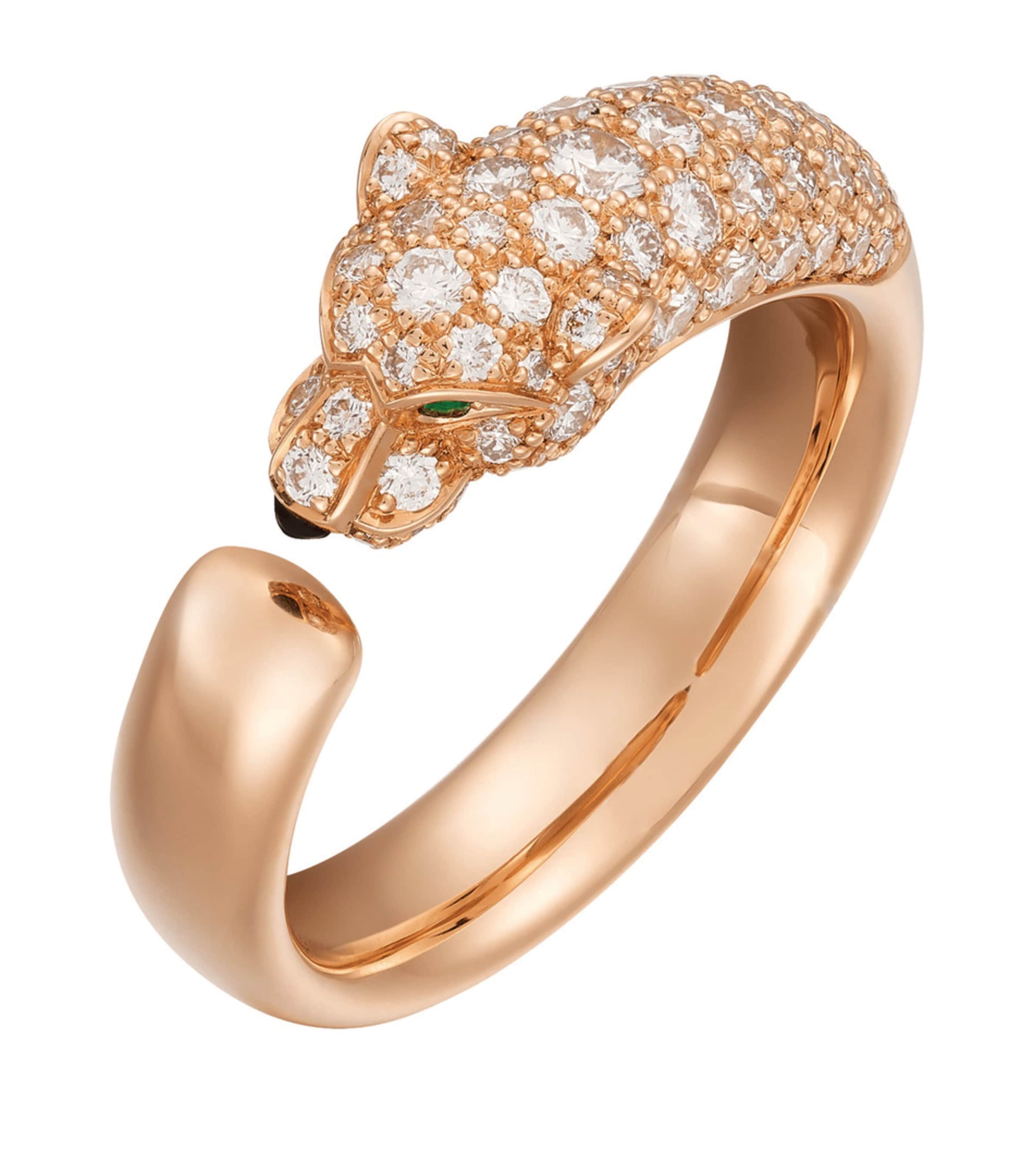 Rose Gold and Diamond Panthère de Cartier Ring