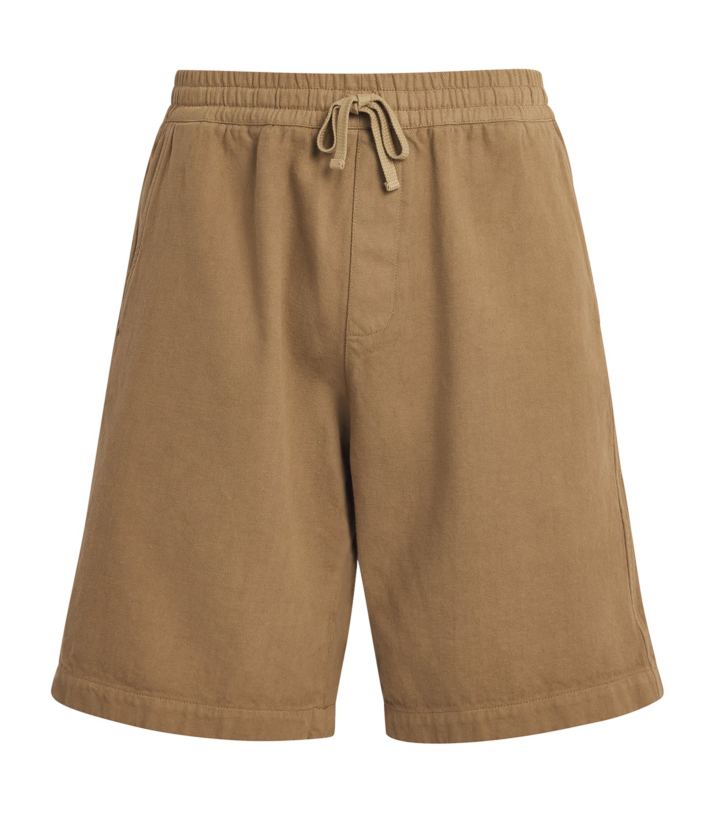 A.P.C. Mens Cotton Jackson Shorts Bac Dark Beige
