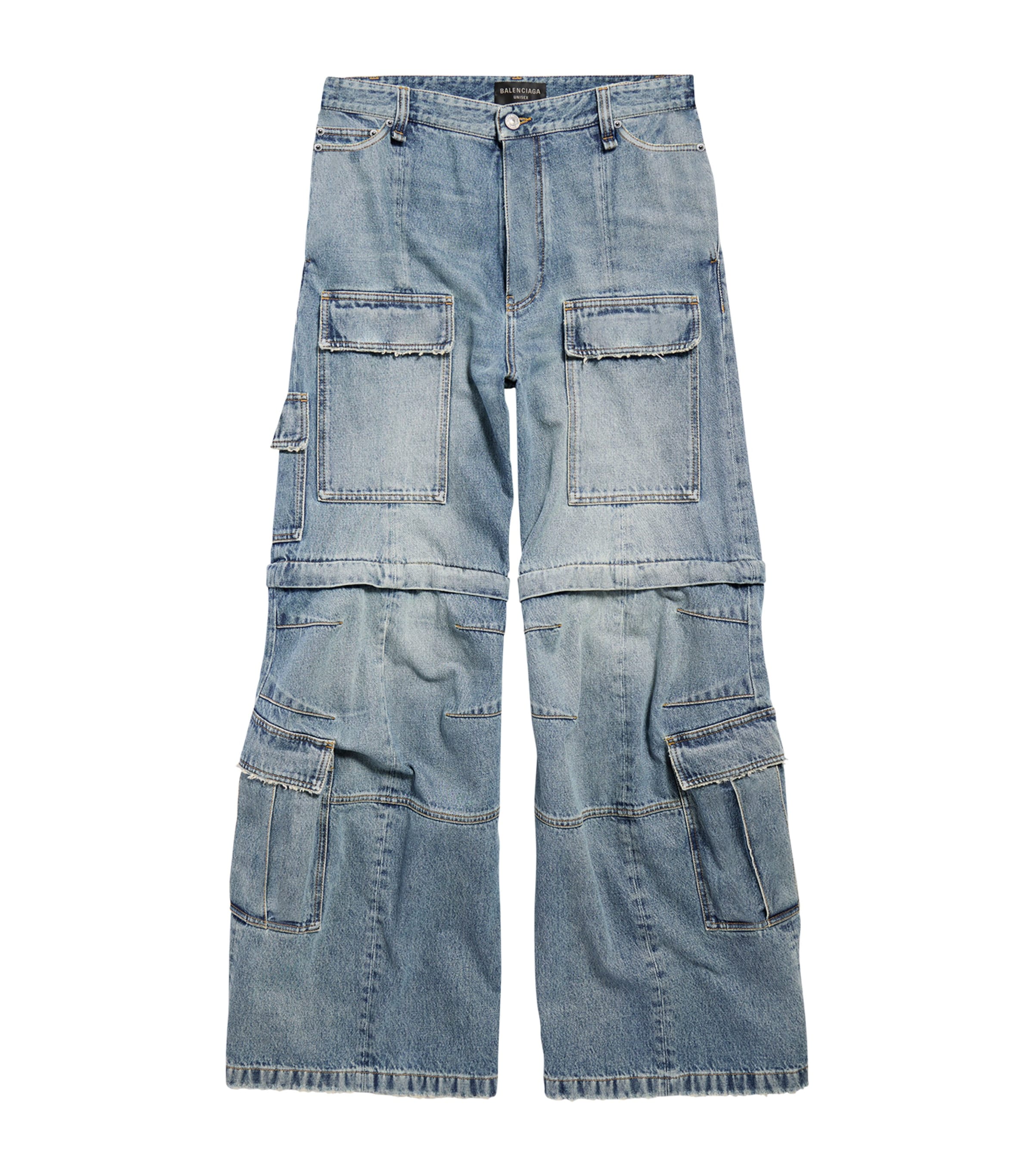 Denim Cargo Jeans