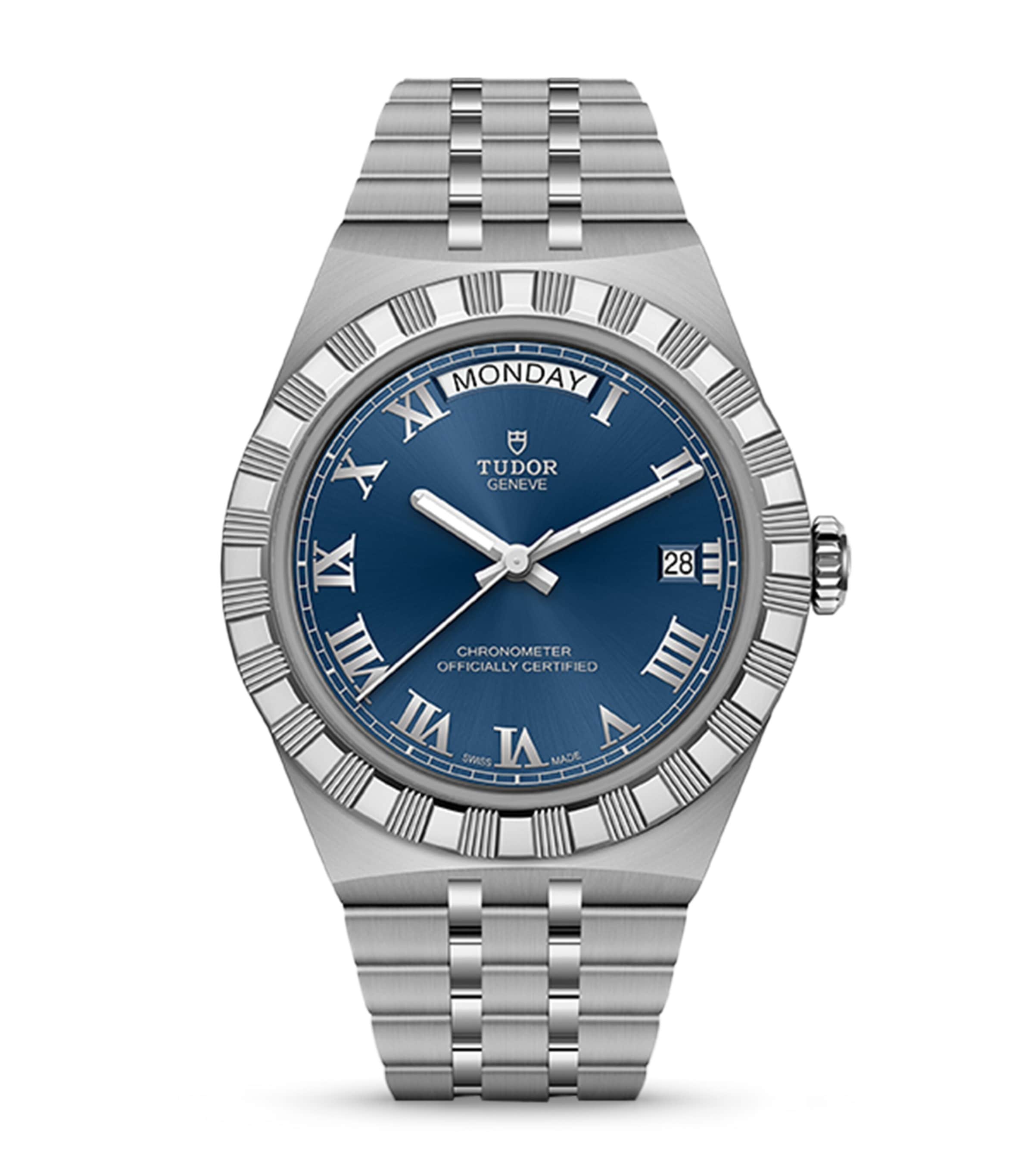 TUDOR Royal Stainless Steel Watch 40mm Blue